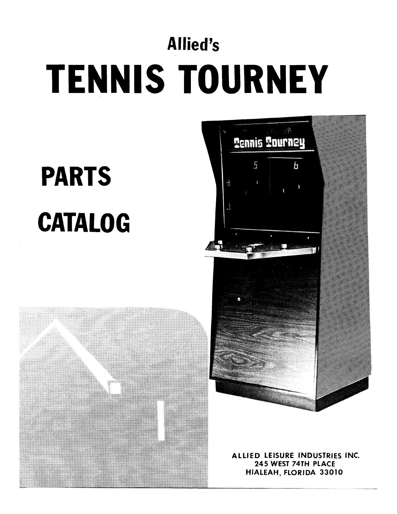 TennisTourney Manual