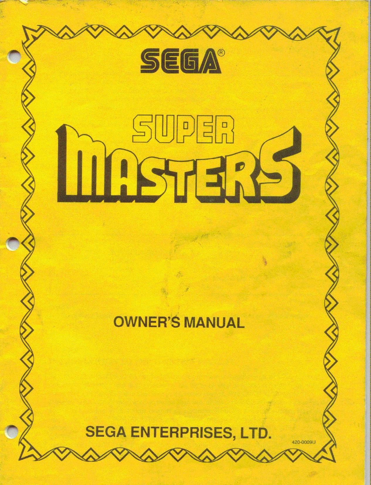 Super Masters (Owner's) (U)