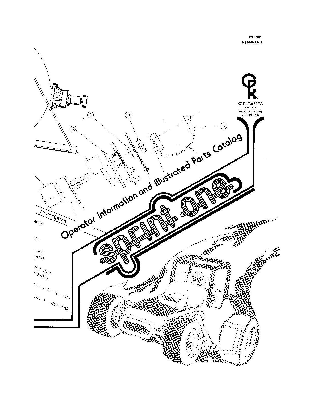 Sprint One (IPC-095 1st Printing) (Op Info & Parts) (U)