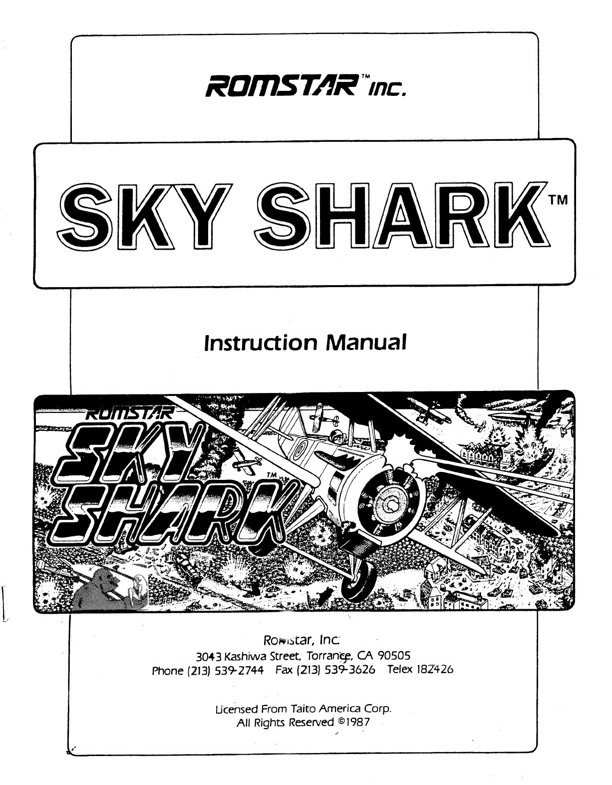 SkyShark Manual