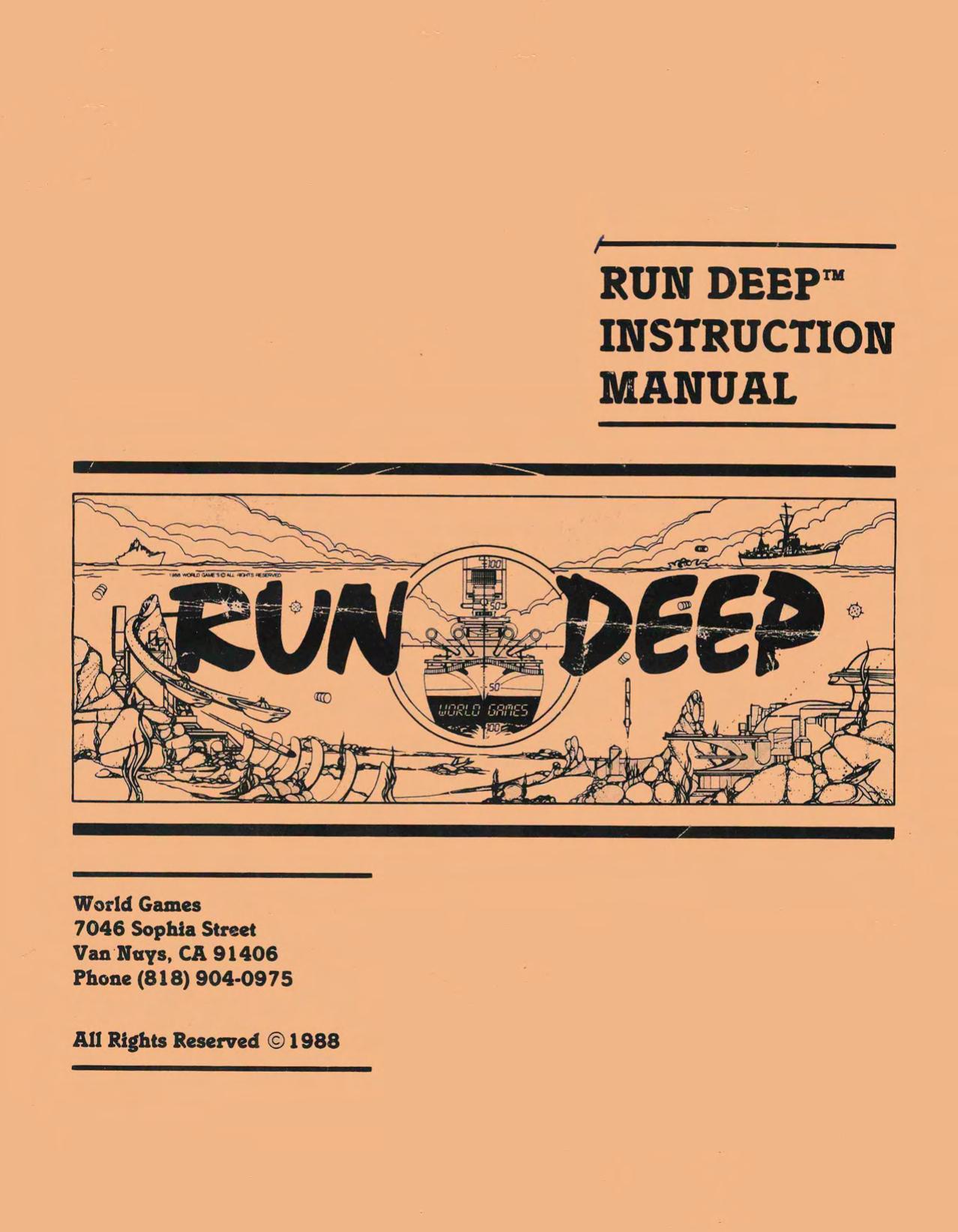 Run Deep Instruction Manual