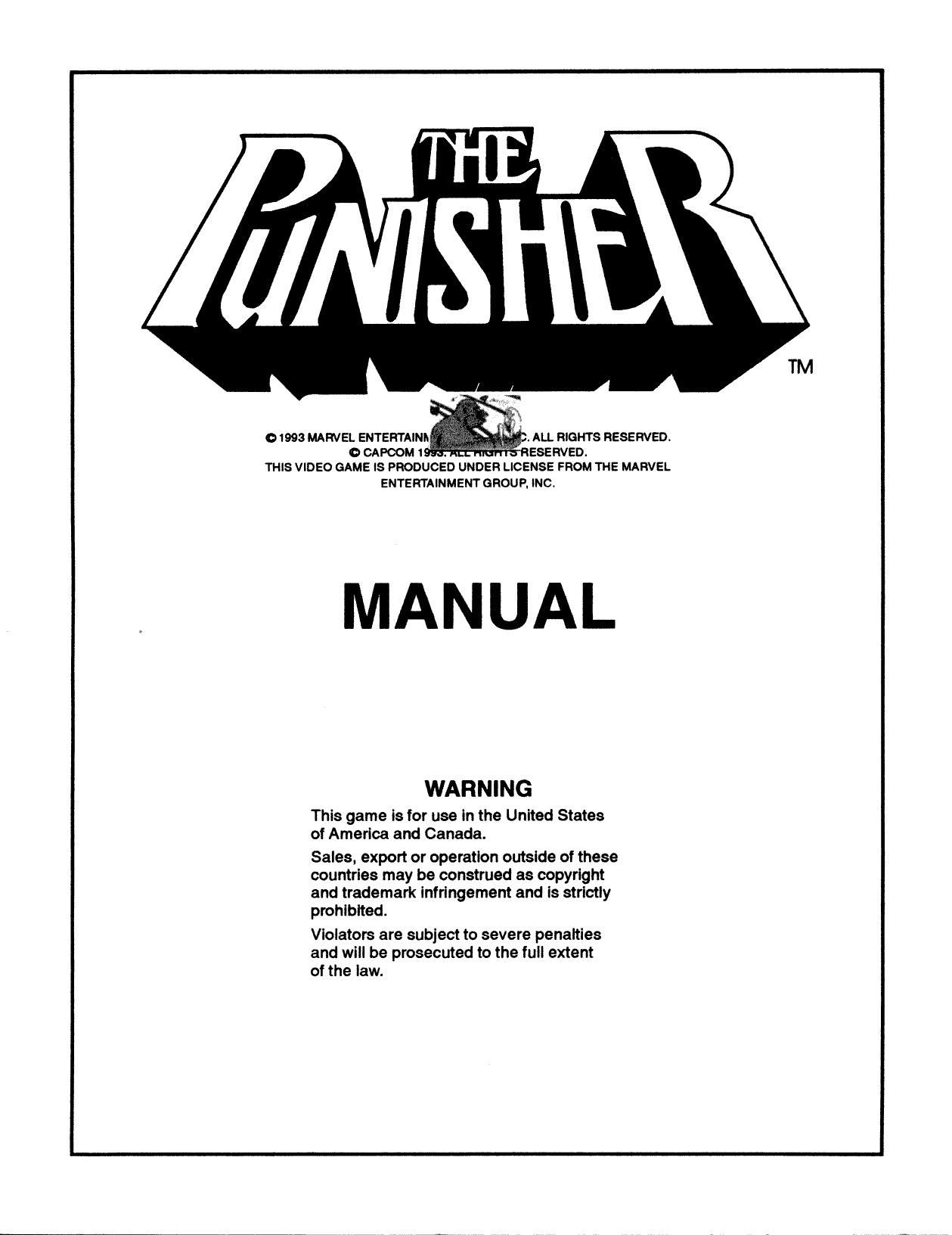 Punisher Manual