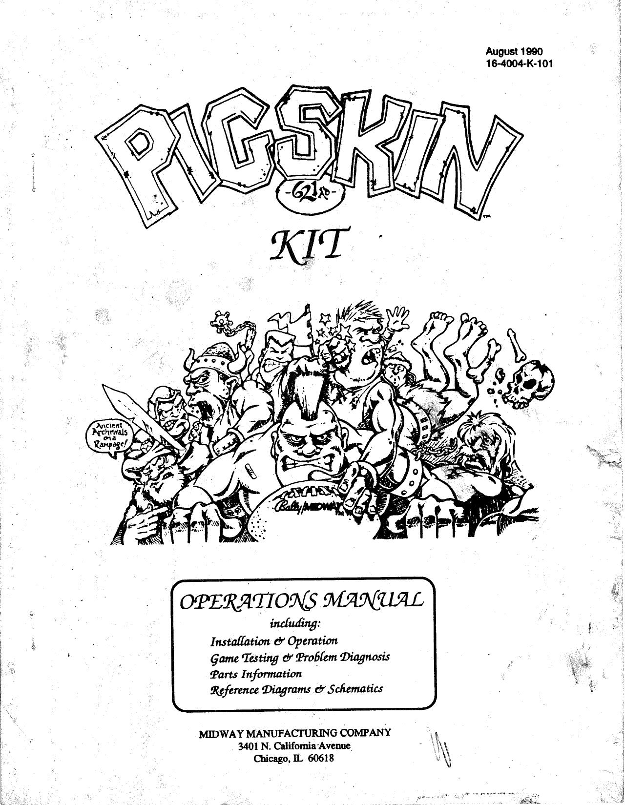 Pigskin Manual / Schematic