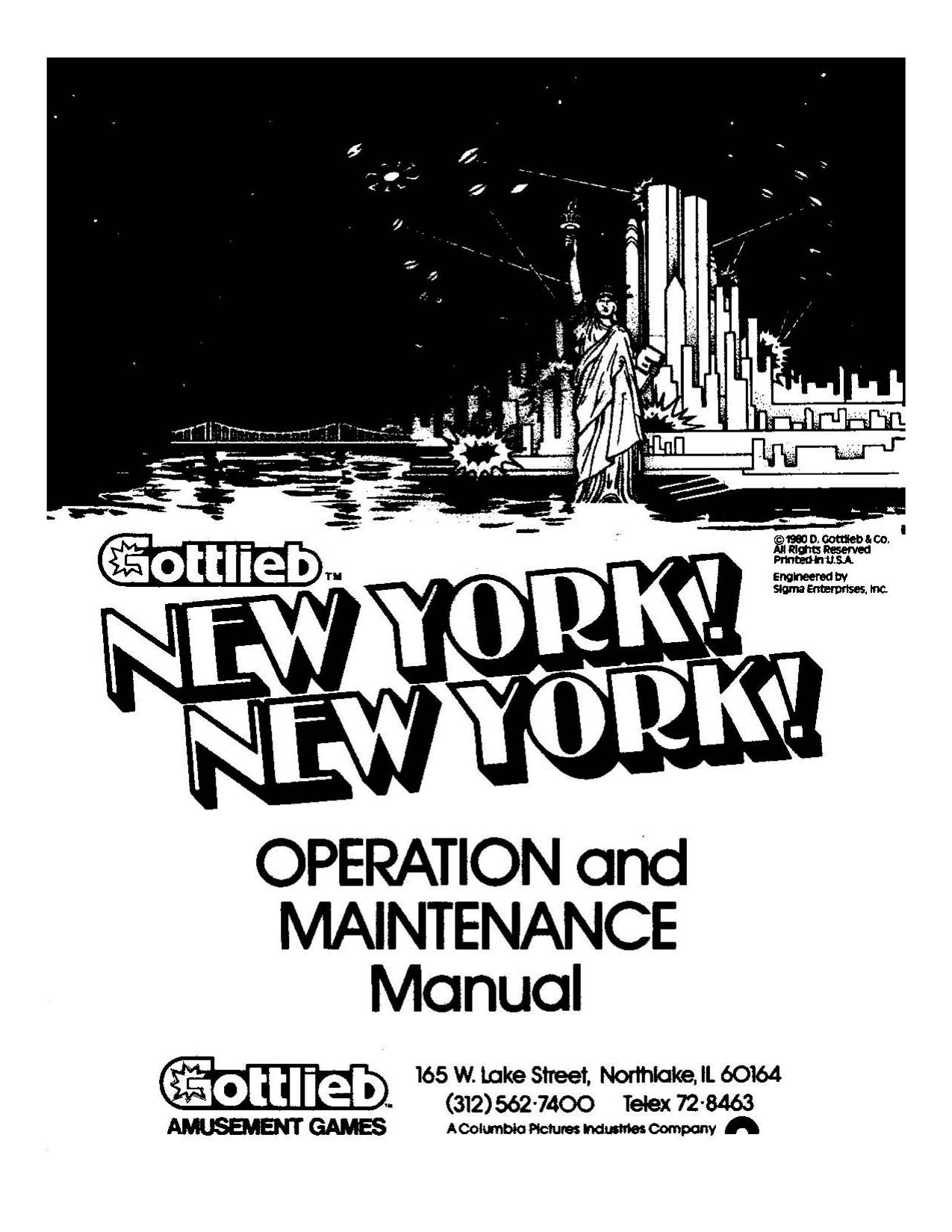 New York! New York! (Operation & Maintenance) (U)