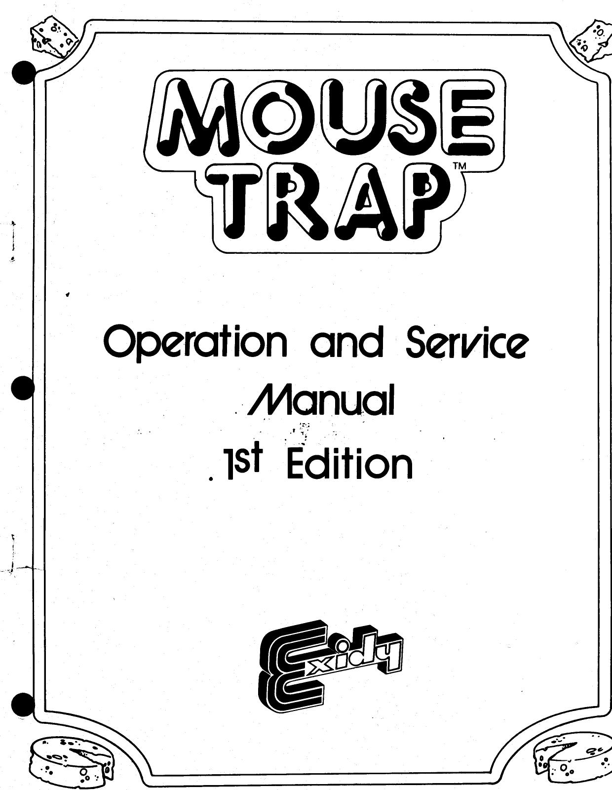 Mouse Trap (1st Edition) (Operation & Service) (U)