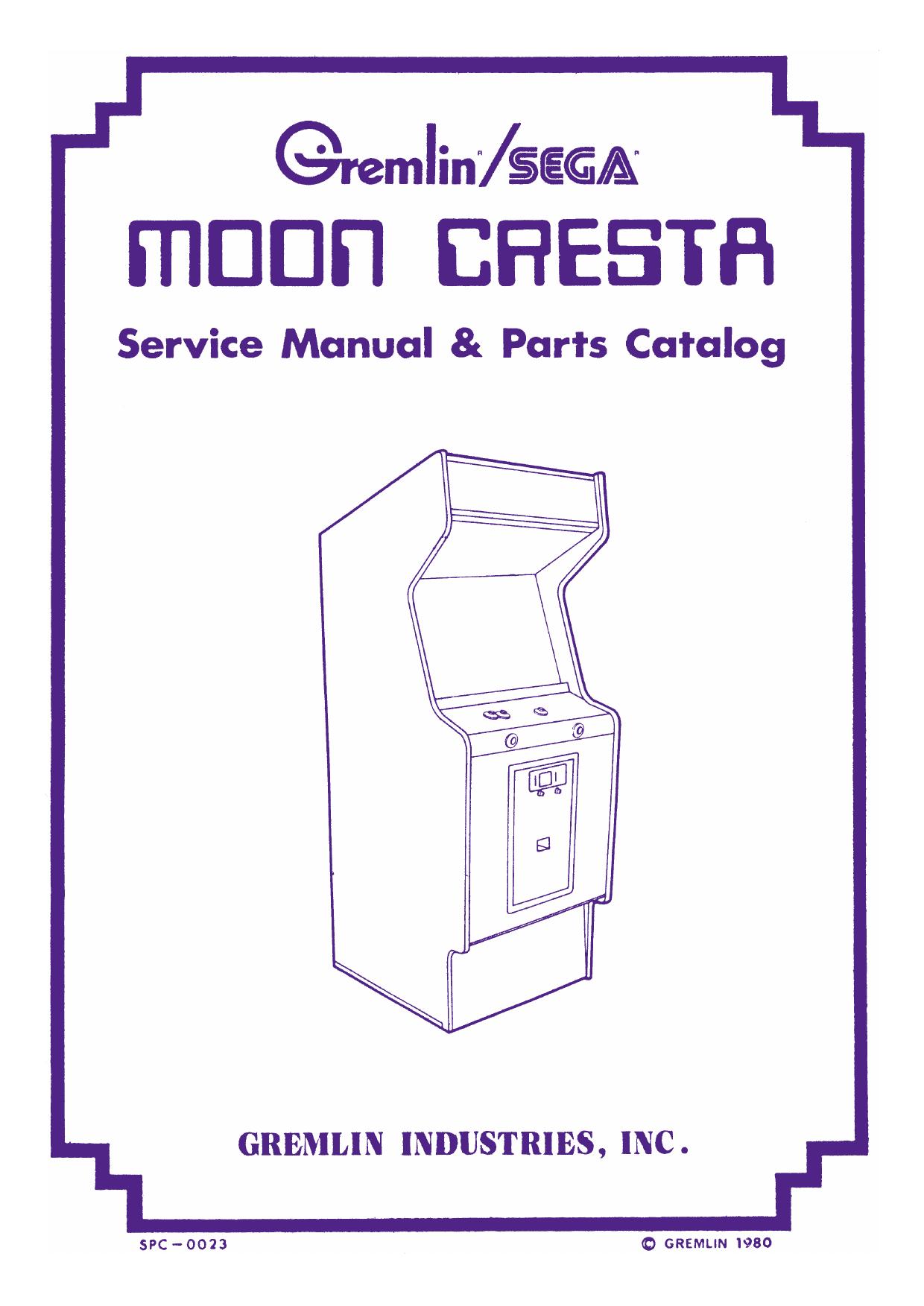 Moon Cresta (Service & Parts) (U)
