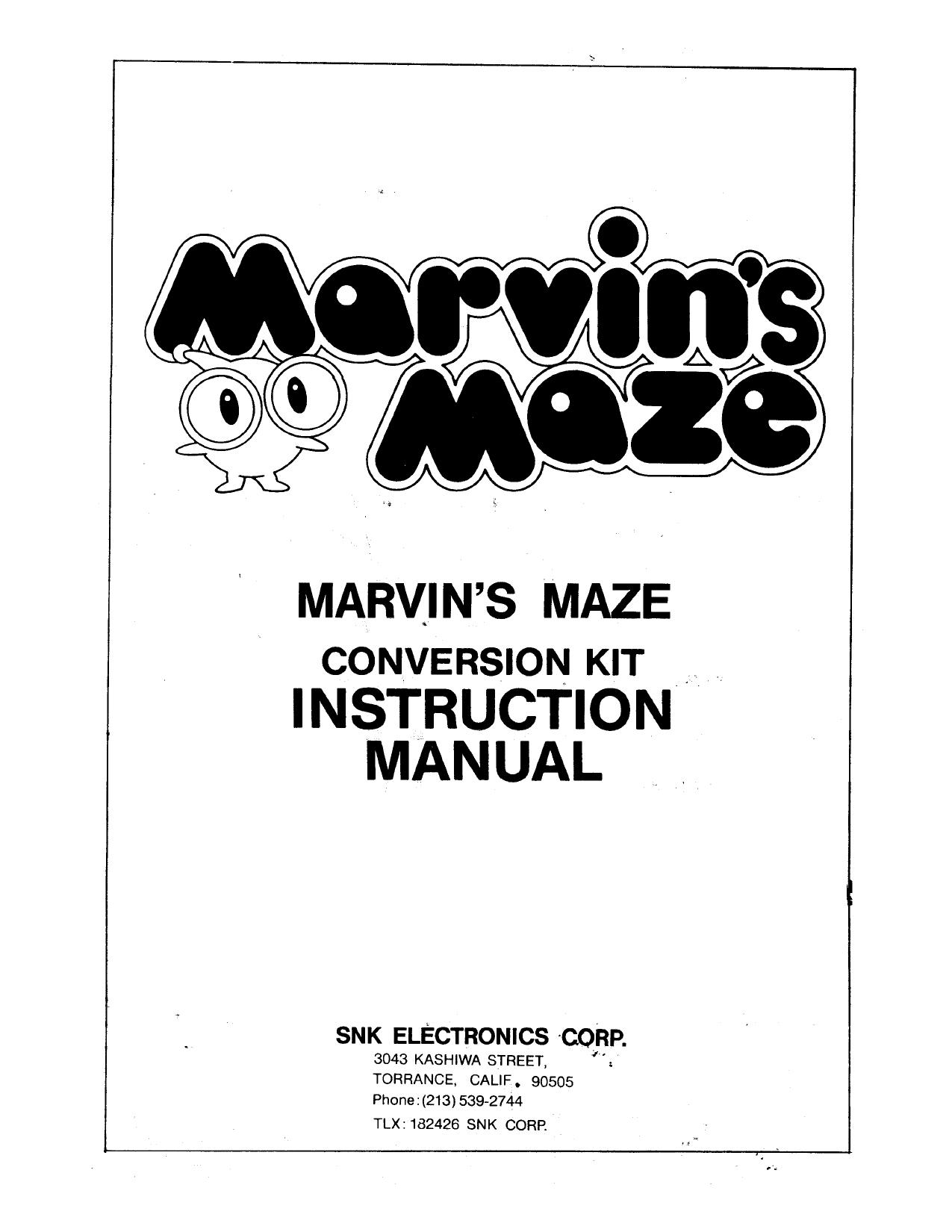 Marvins Maze