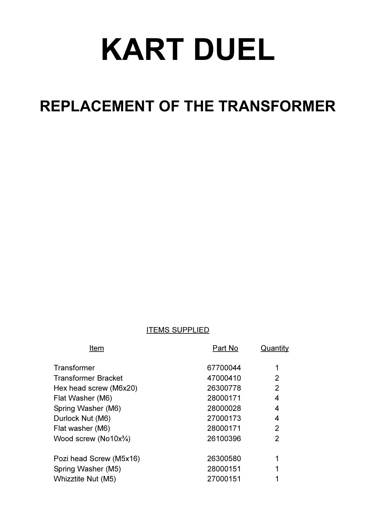 Transformer Replace