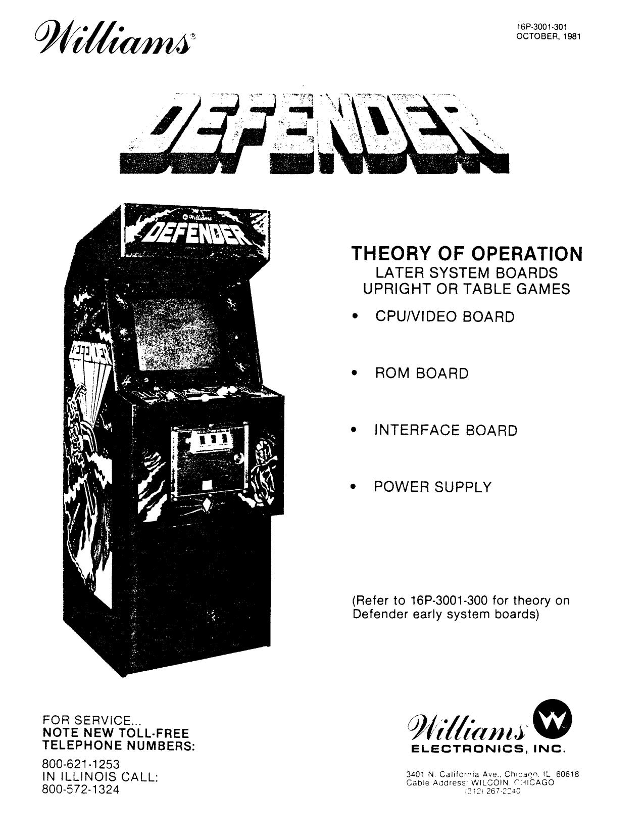 Defender (Theory of Operation