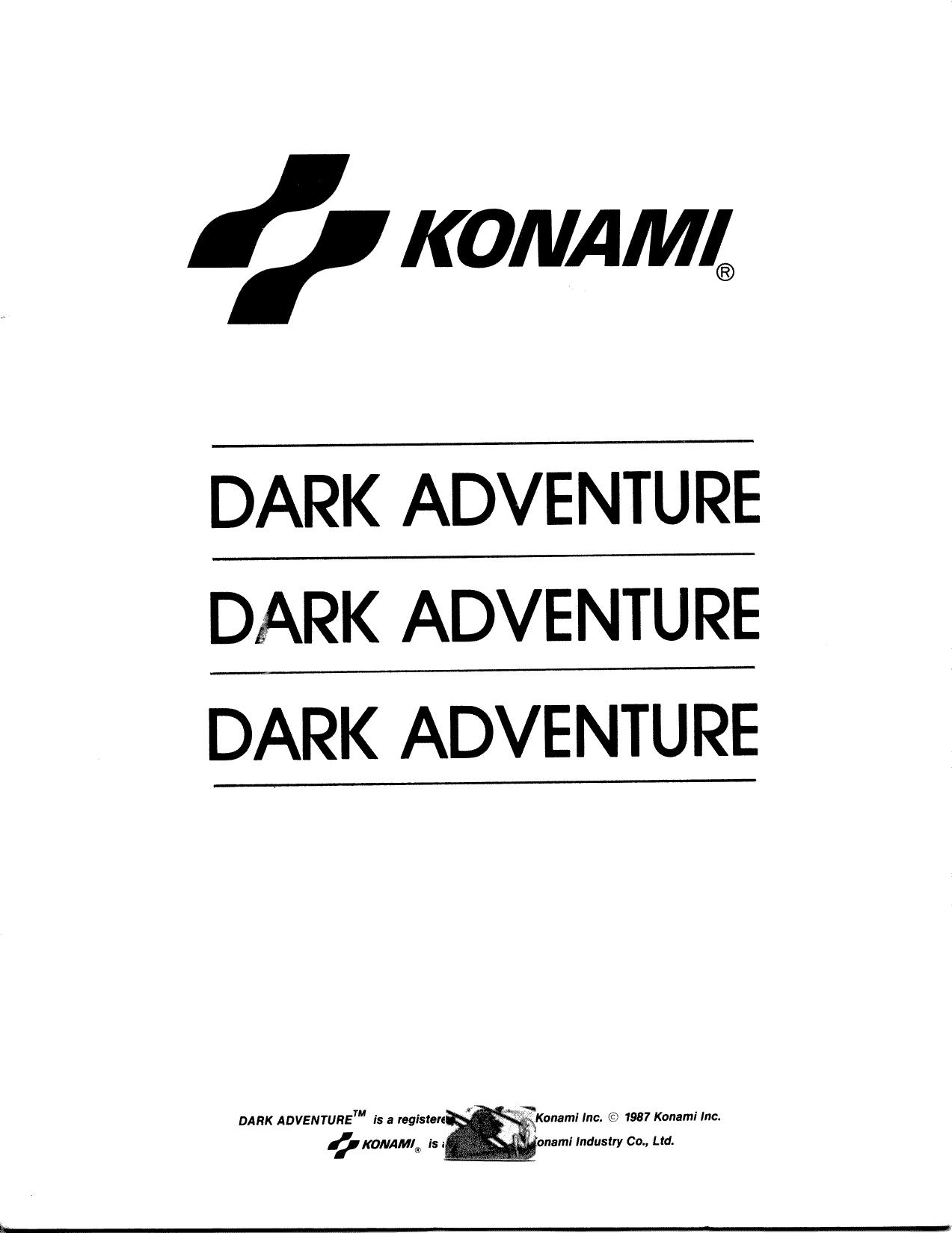 DarkAdventure Manual