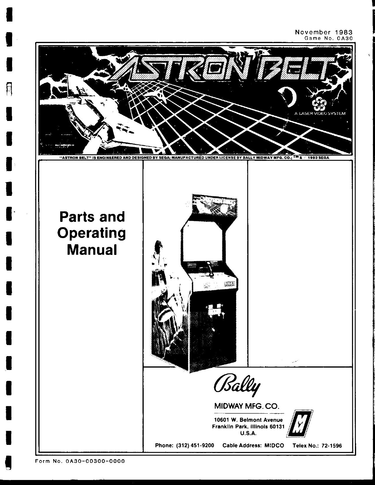 Astron Belt (Parts & Operating) (U)