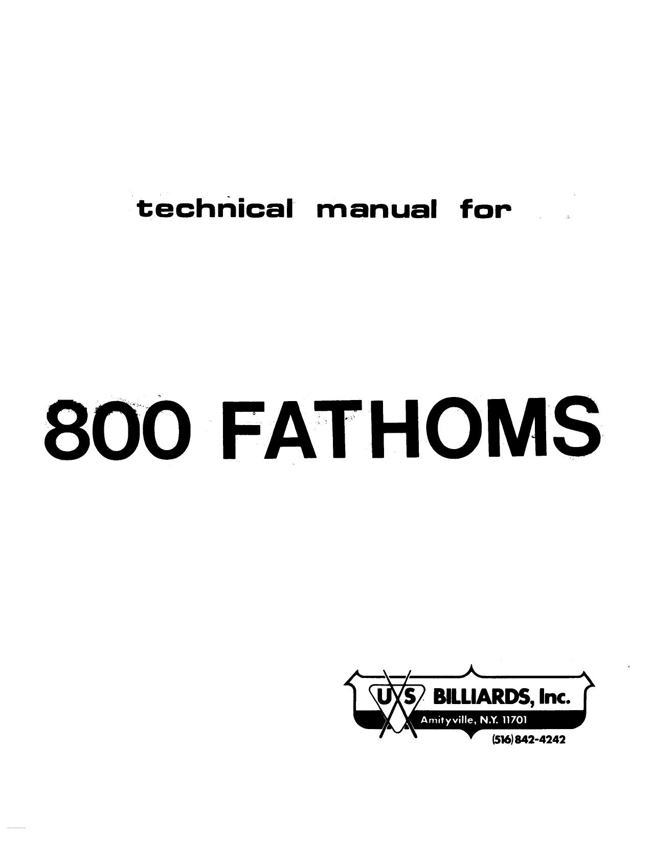 800 Fathoms [Technical] (EN)