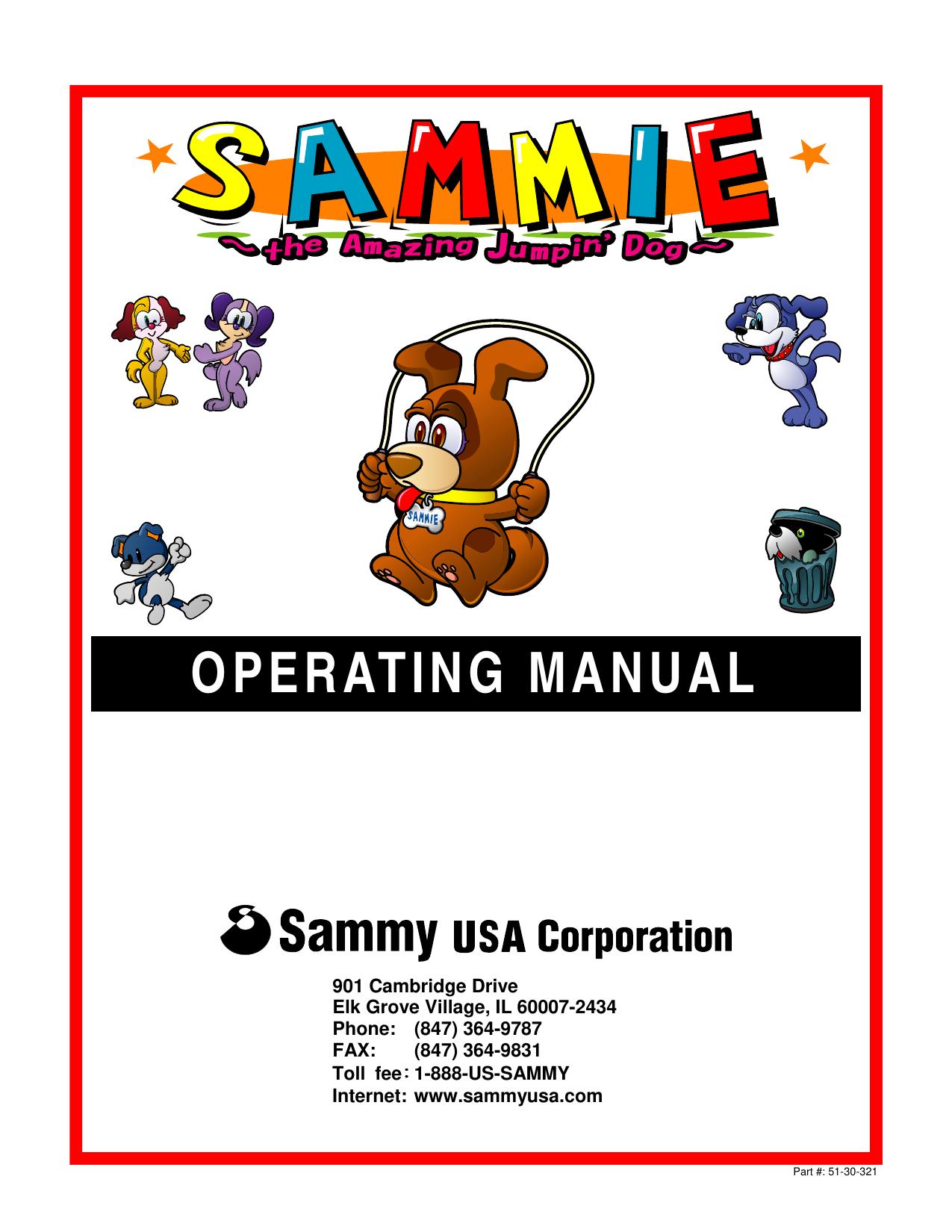 082802 SAMMIE Jumping Dog Operating Manual.pub