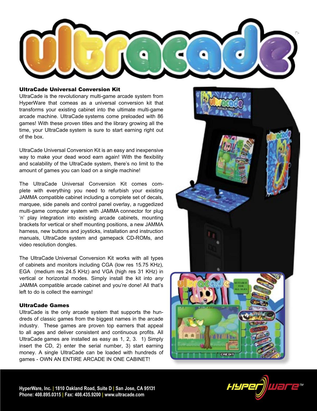 UltraCade Universal Kit