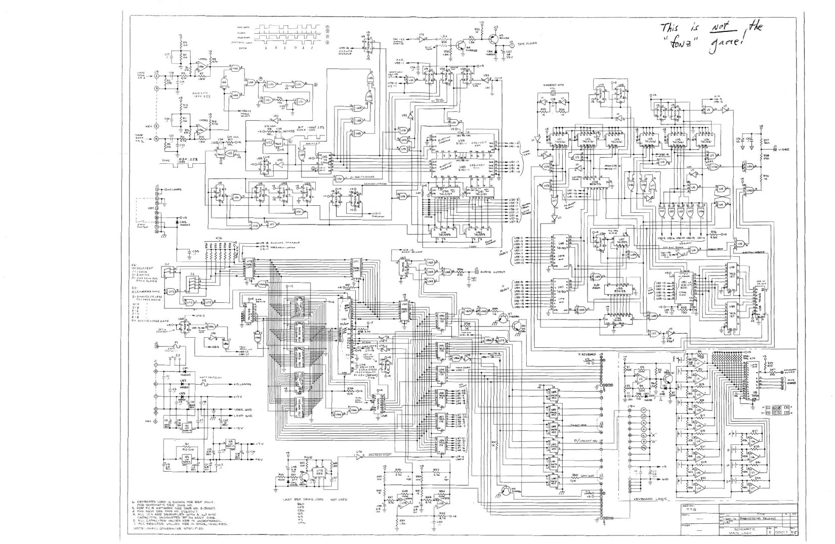Tic Tac Quiz Schematics