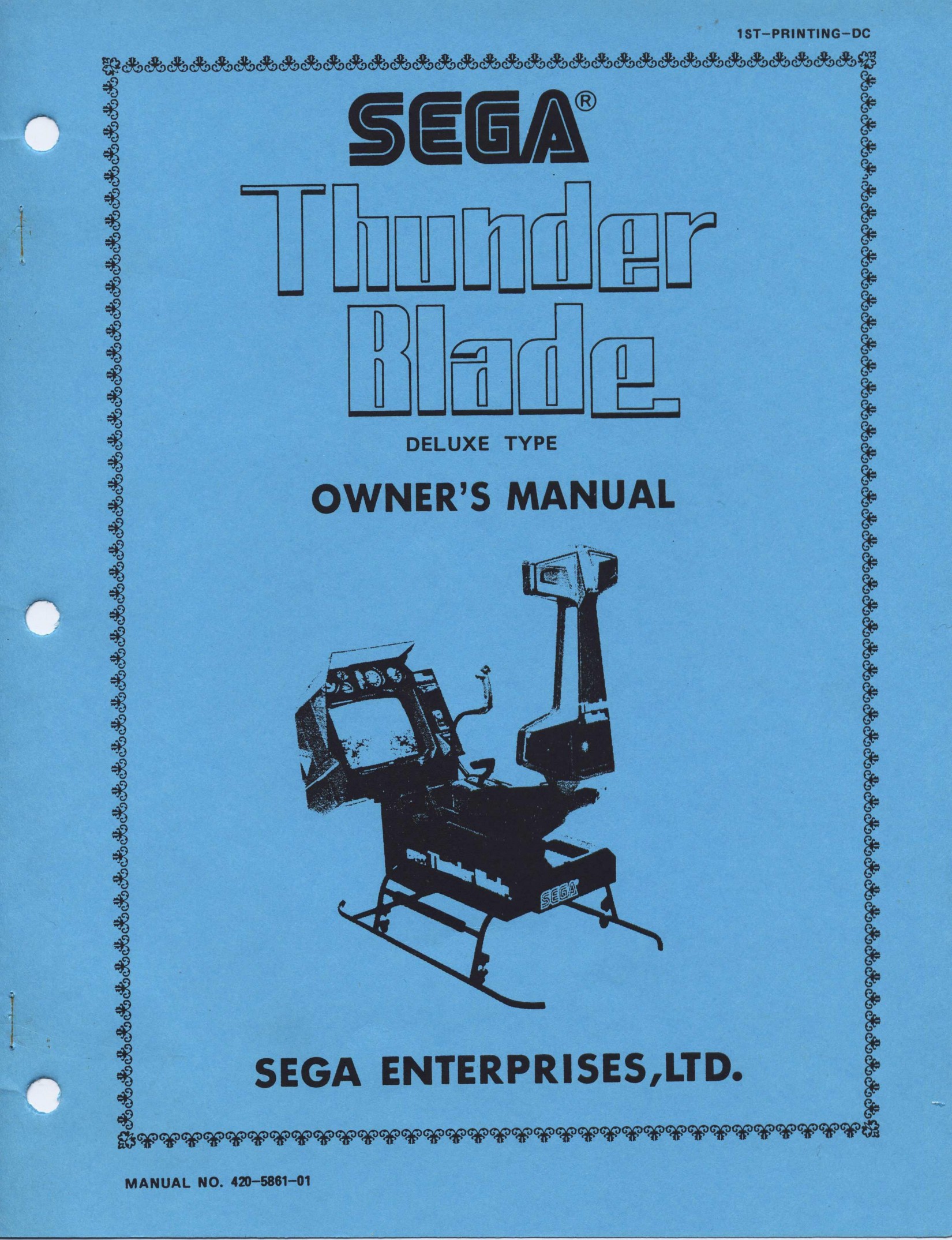 Thunder Blade Deluxe Manual HR