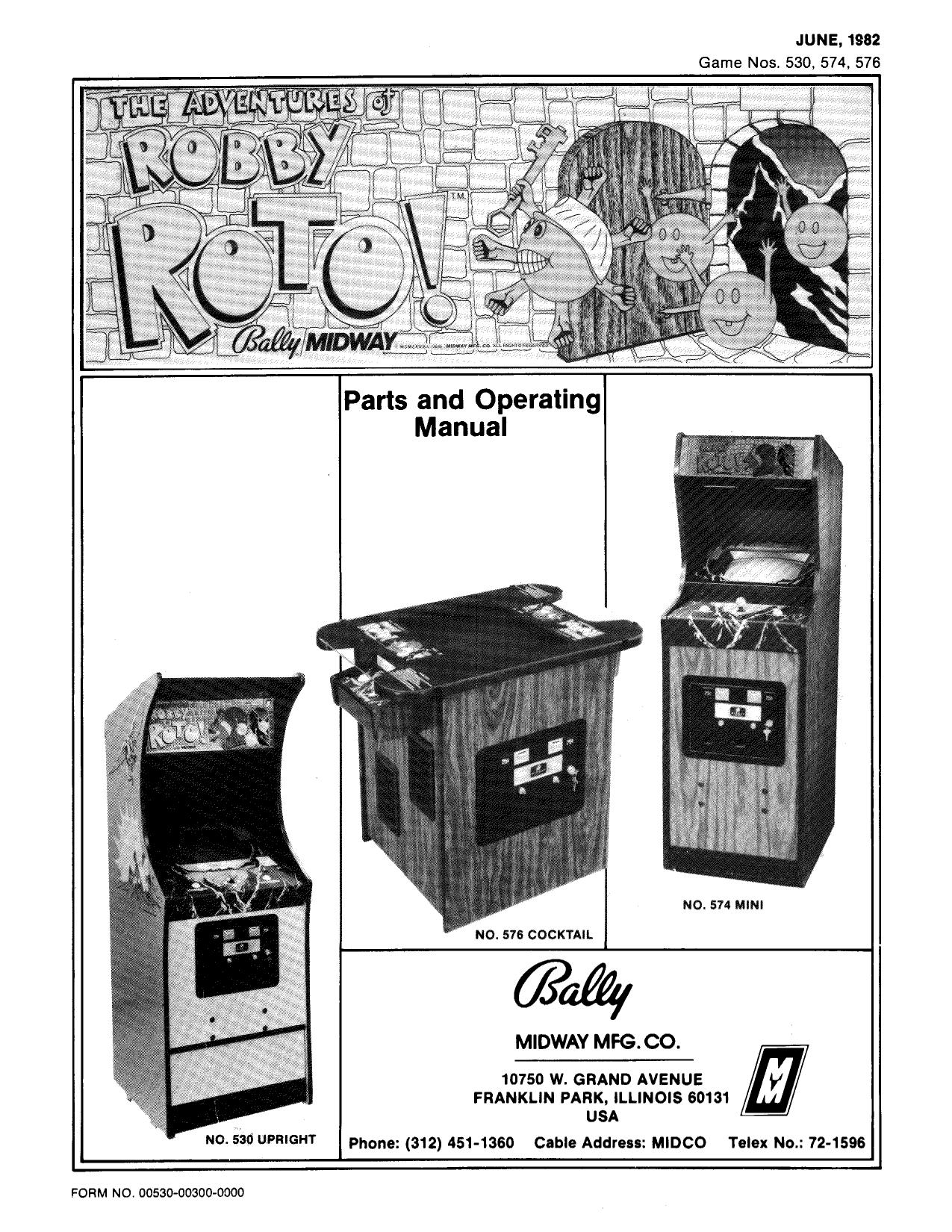 The Adventures of Robby Roto! (Parts & Operating) (U)