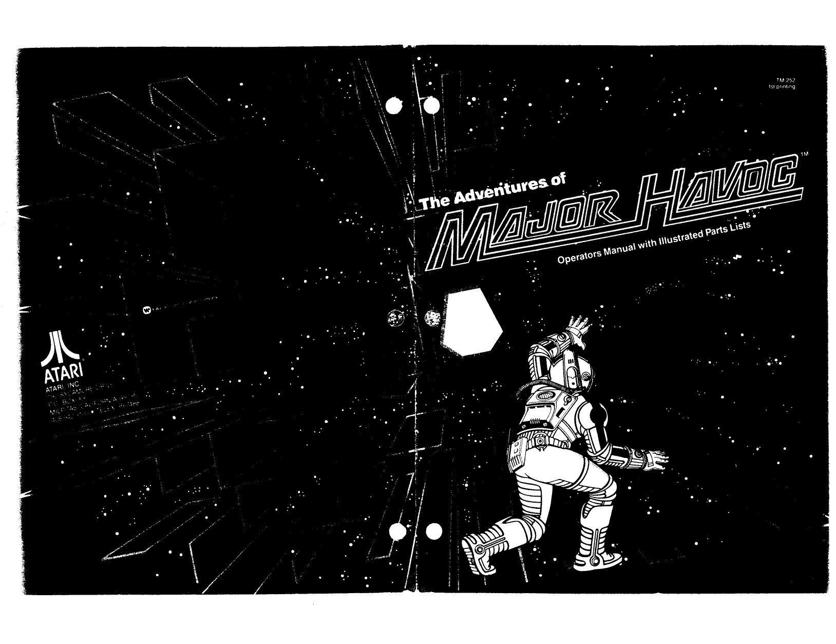 The Adventures of Major Havoc (TM-252 1st Printing) (Operator's & Parts) (U)