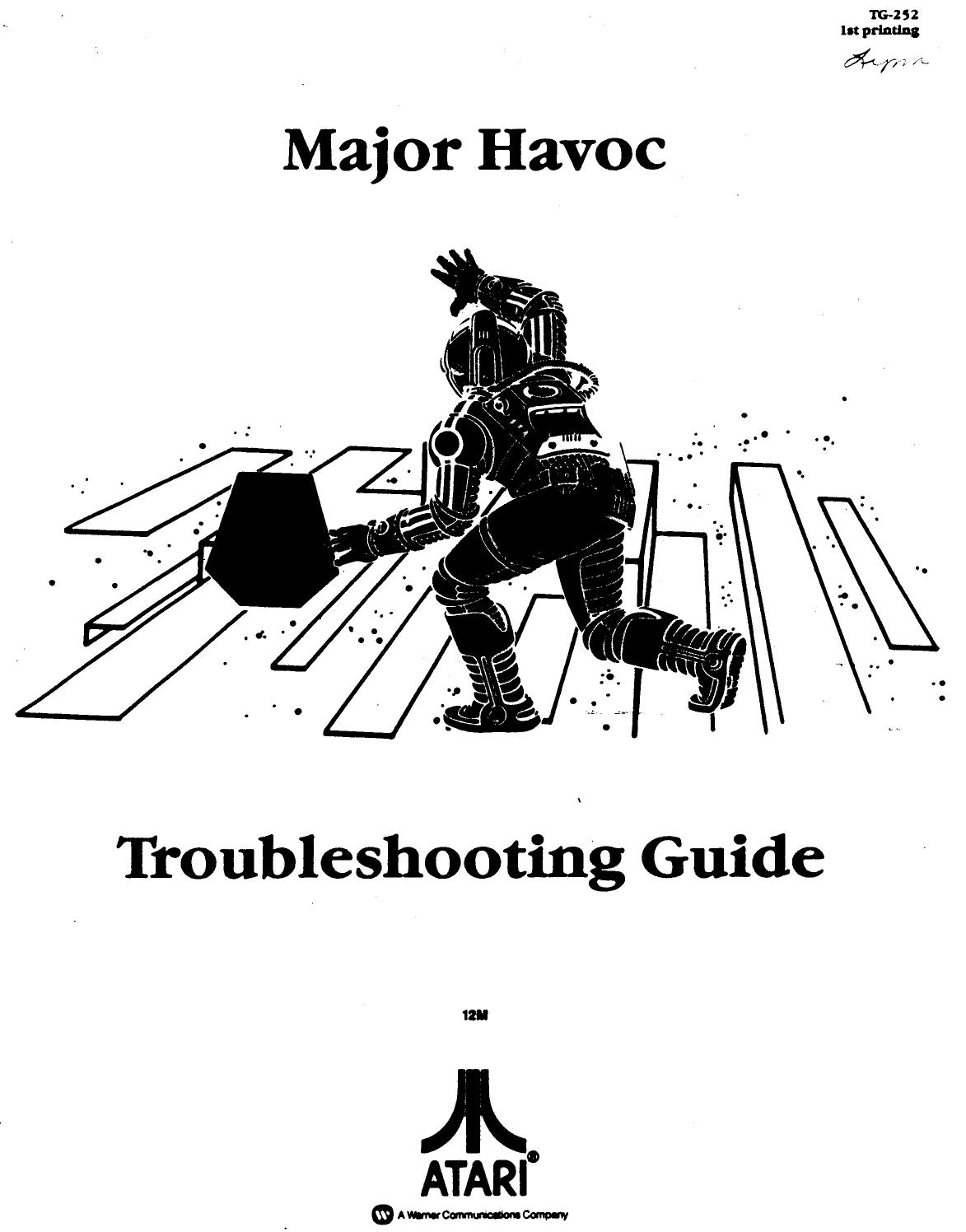 The Adventures of Major Havoc (TG-252) (Trouble Shooting Guide) (U)