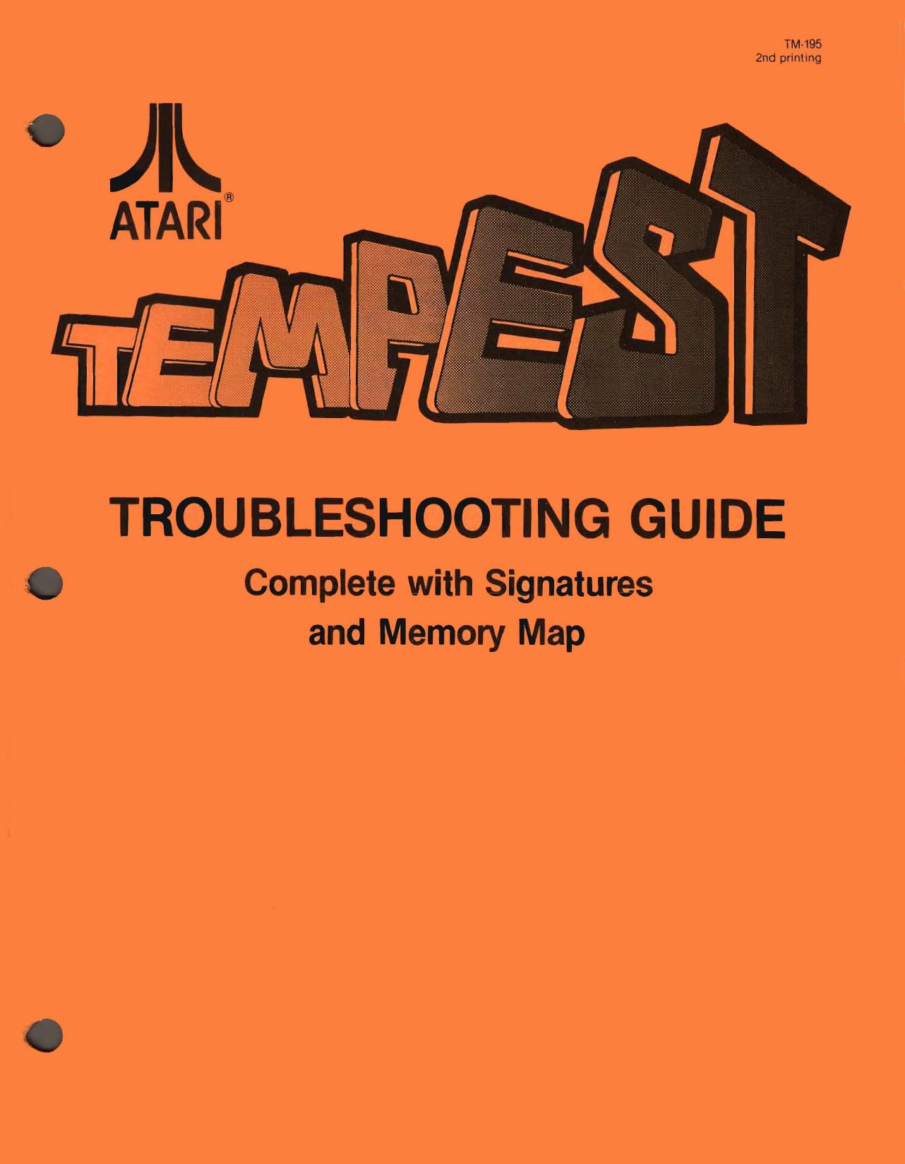 Tempest Troubleshooting Guide TM-195 2nd Printing