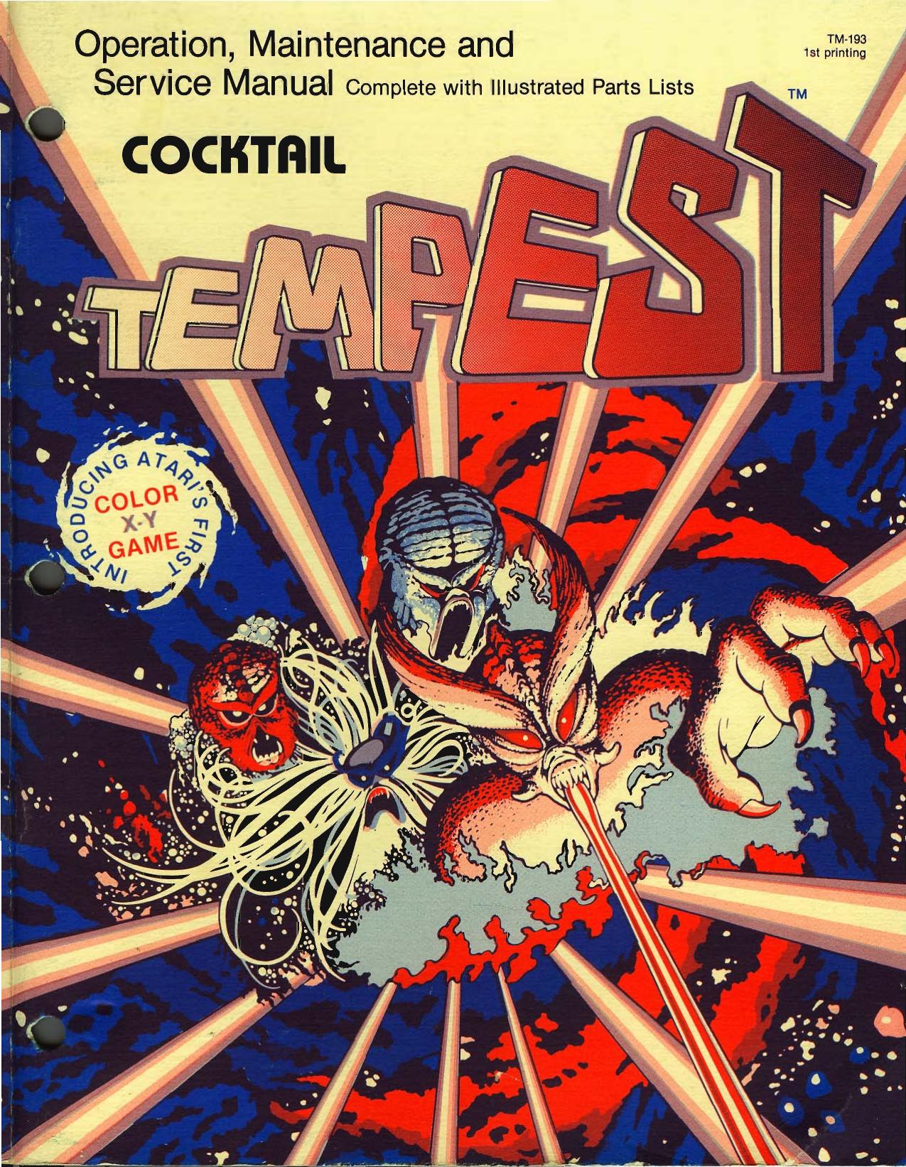 Tempest Cocktail TM-193 1st Printing