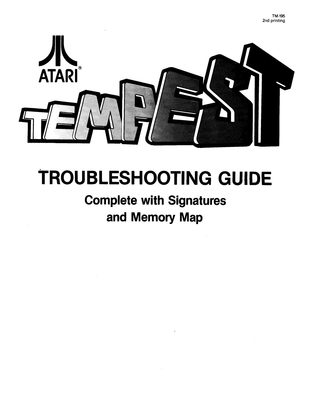 Tempest (TM-195 2nd Printing) (Troubleshooting) (U)