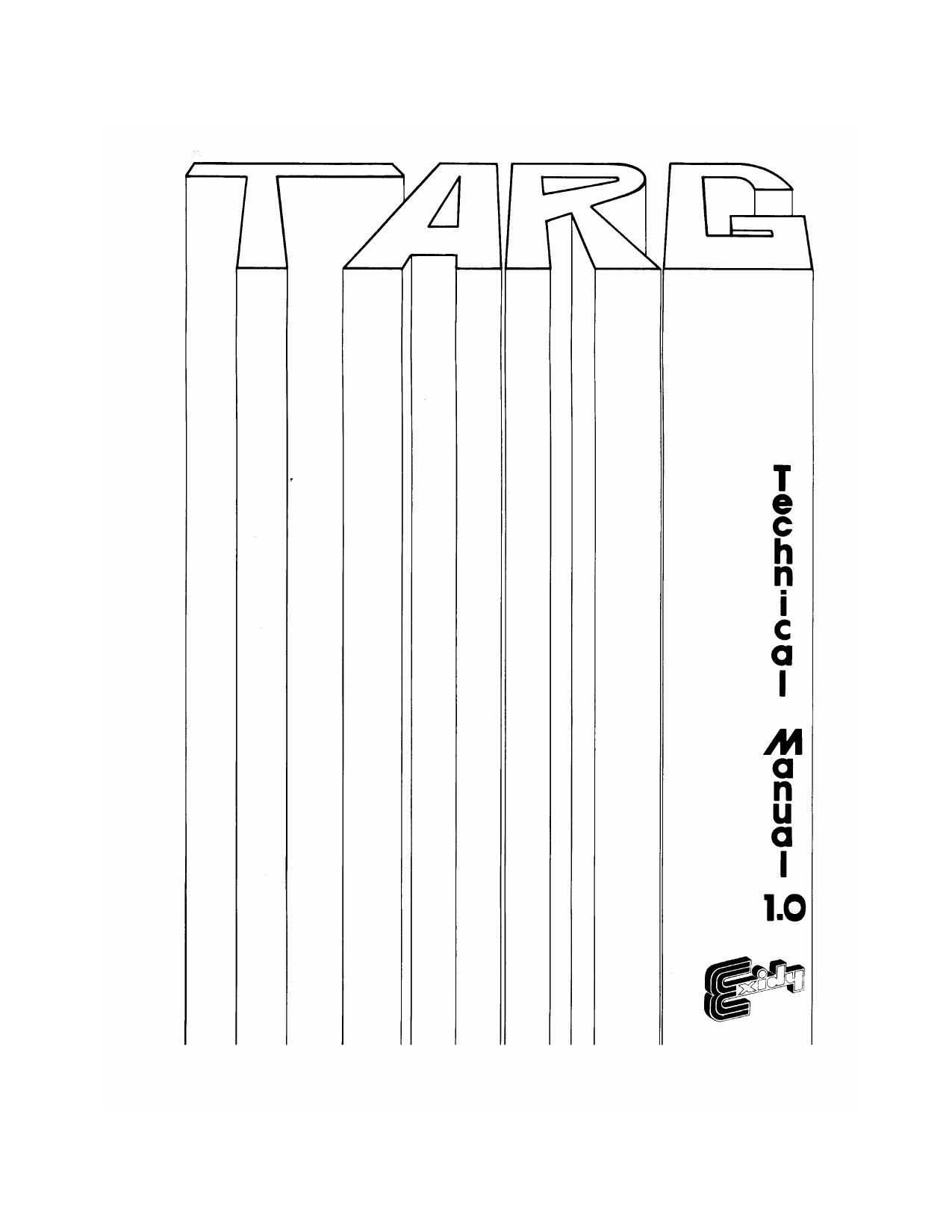 Targ Technical Manual V1.0