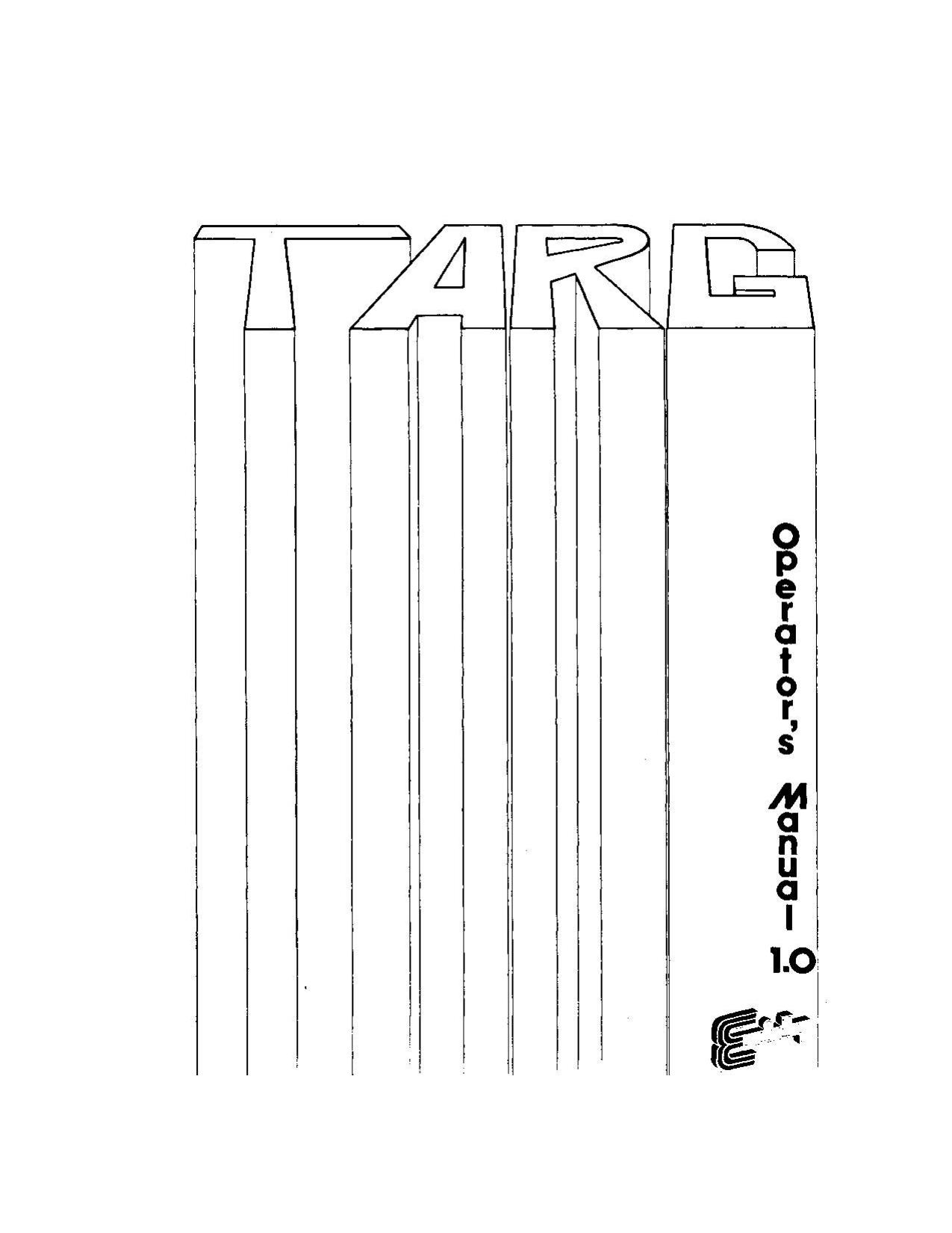 Targ (1.0) (Operator's) (U)