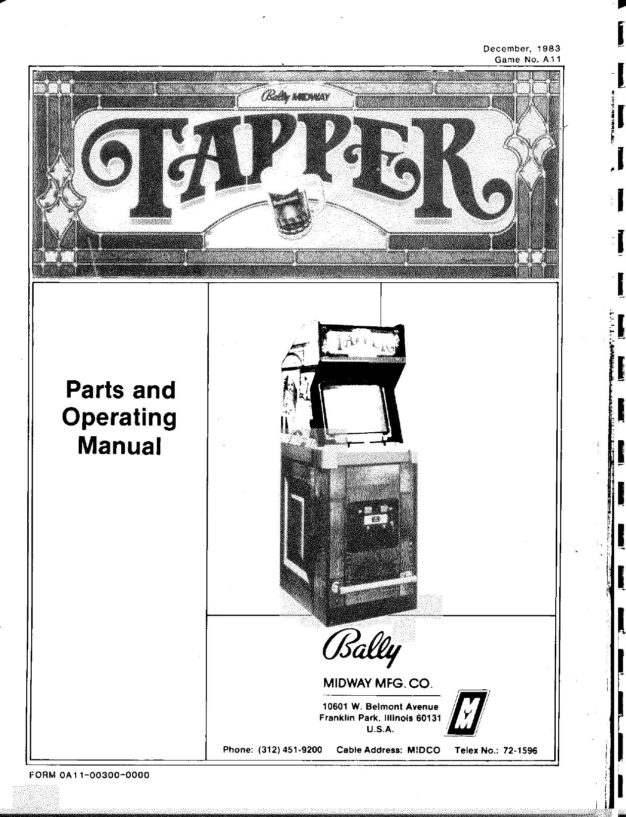 Tapper (Parts & Operating) (U)