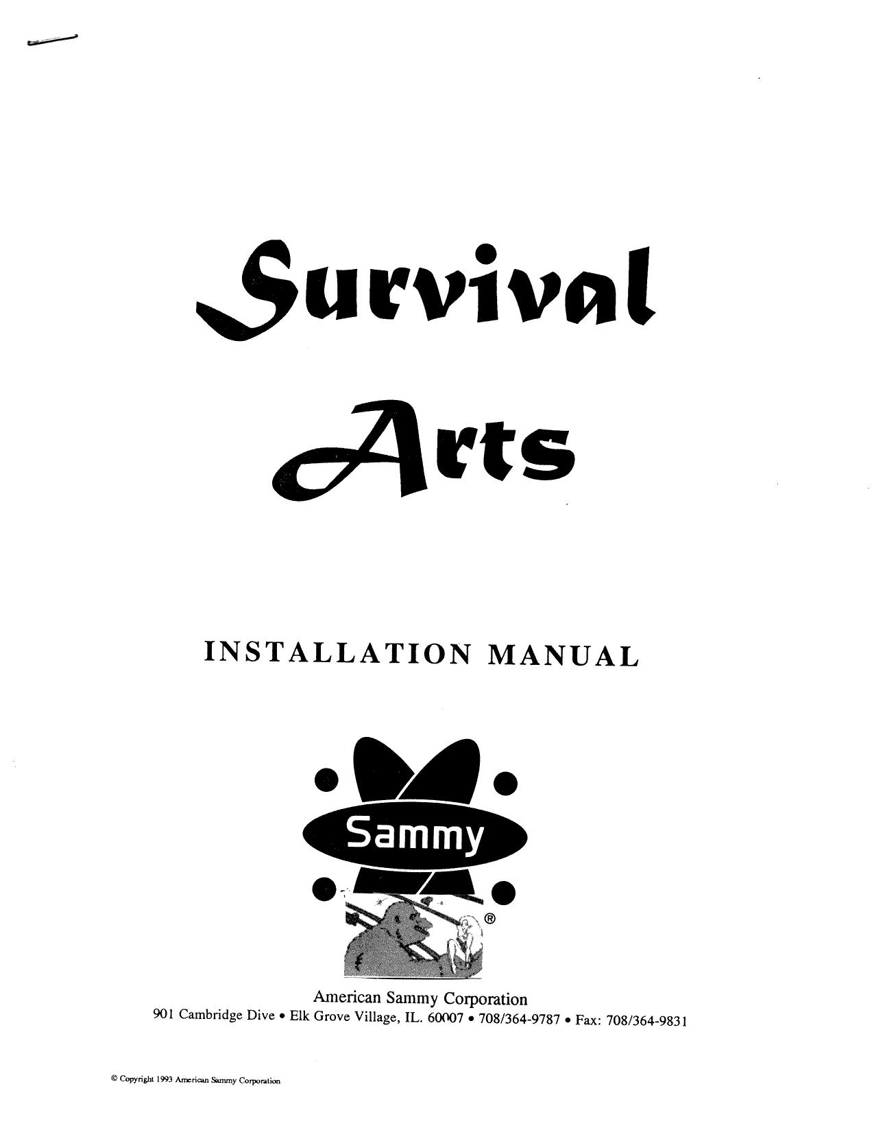 SurvivalArts Manual