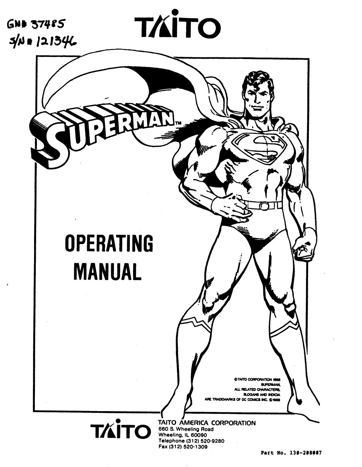 Superman (Operating) (U)