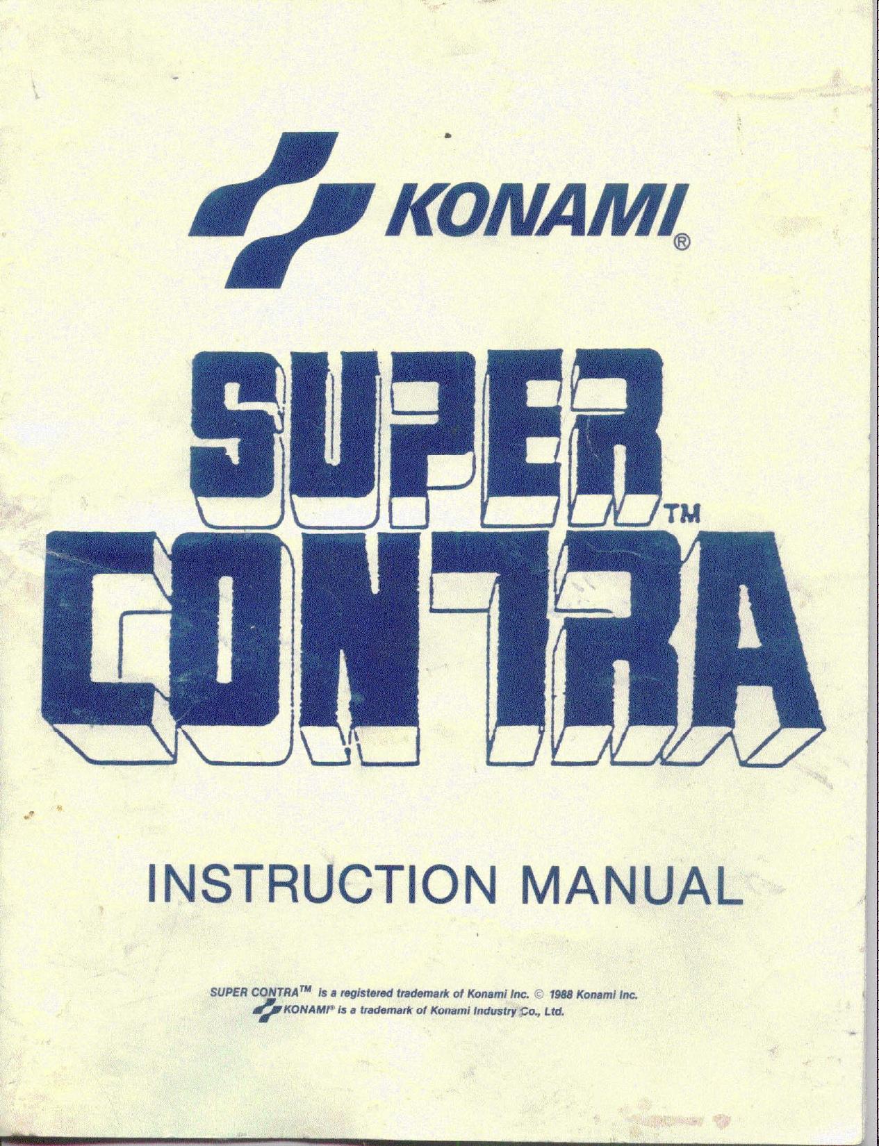 Super Contra (Instructions) (U)