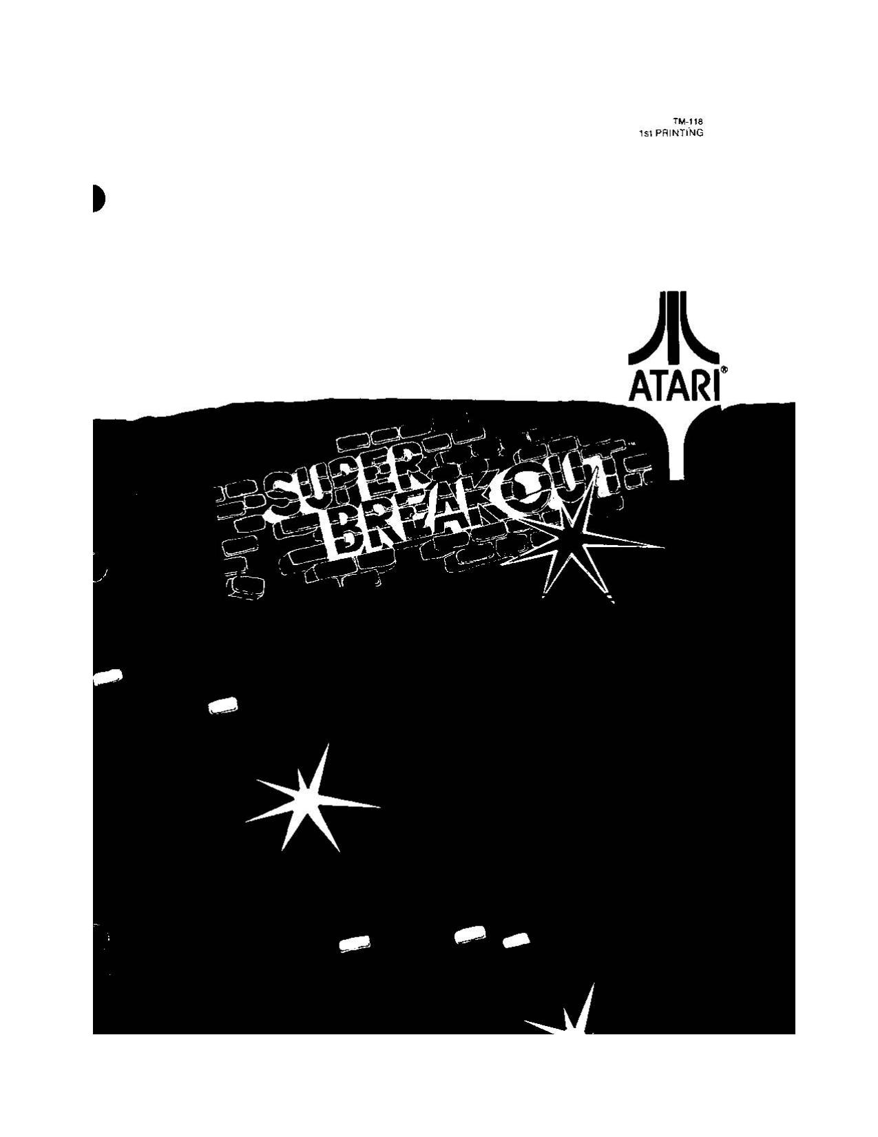 Super Breakout (TM-118 1st Printing) (Op-Maint-Serv-Parts) (U)