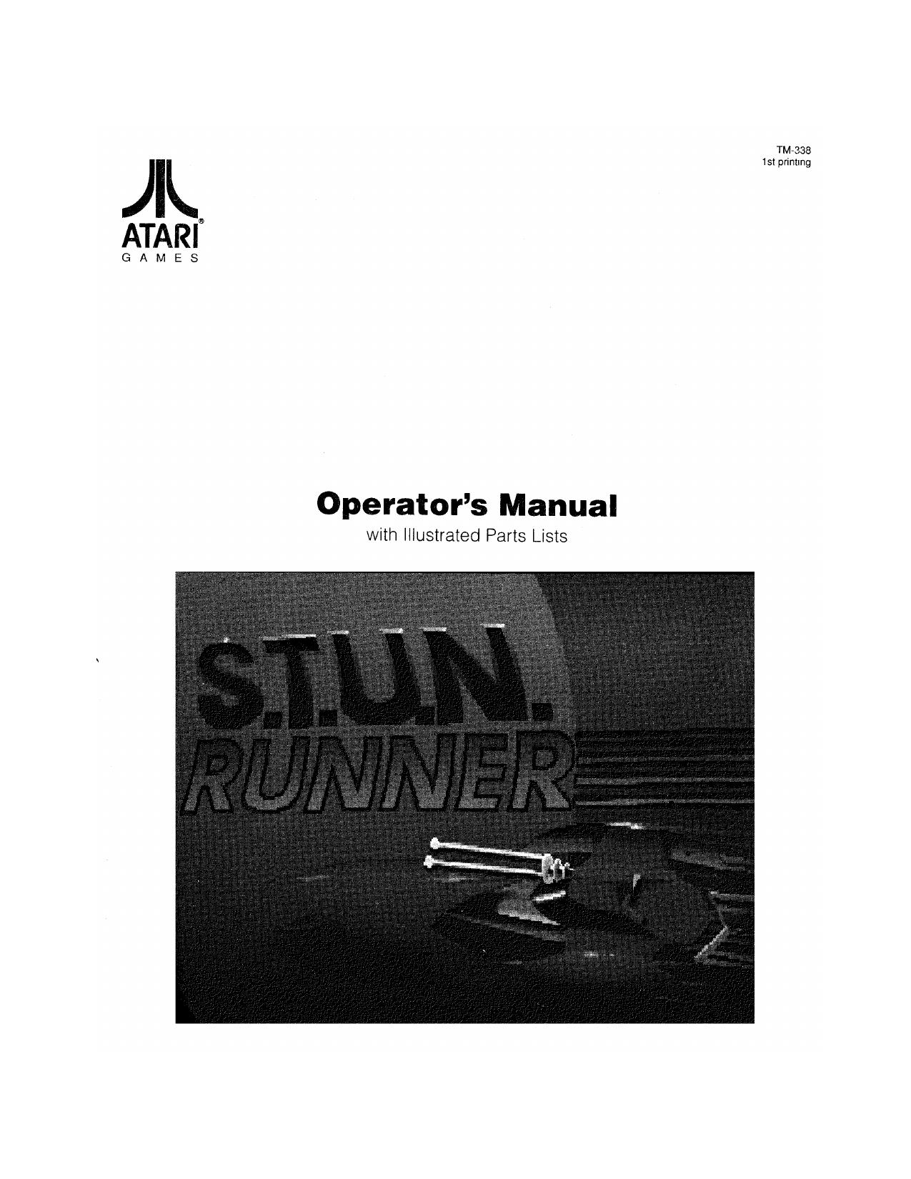 Stun Runner TM-338 1st Printing