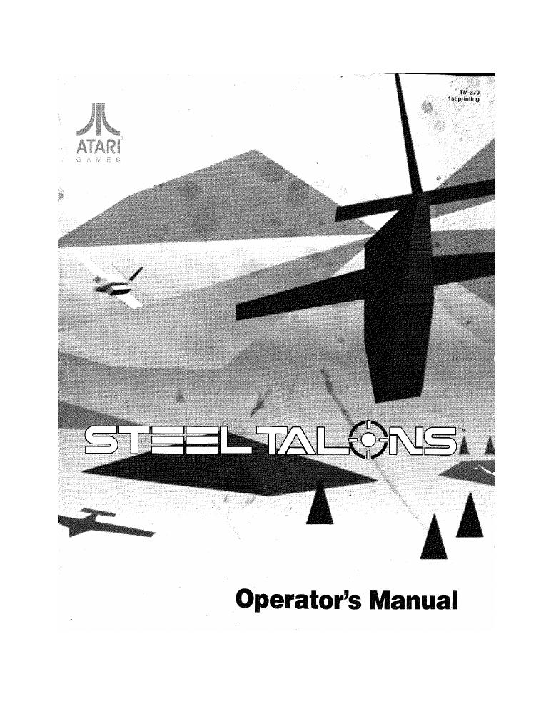 Steel Talons (TM-370 1st Printing) (Operator's) (U)