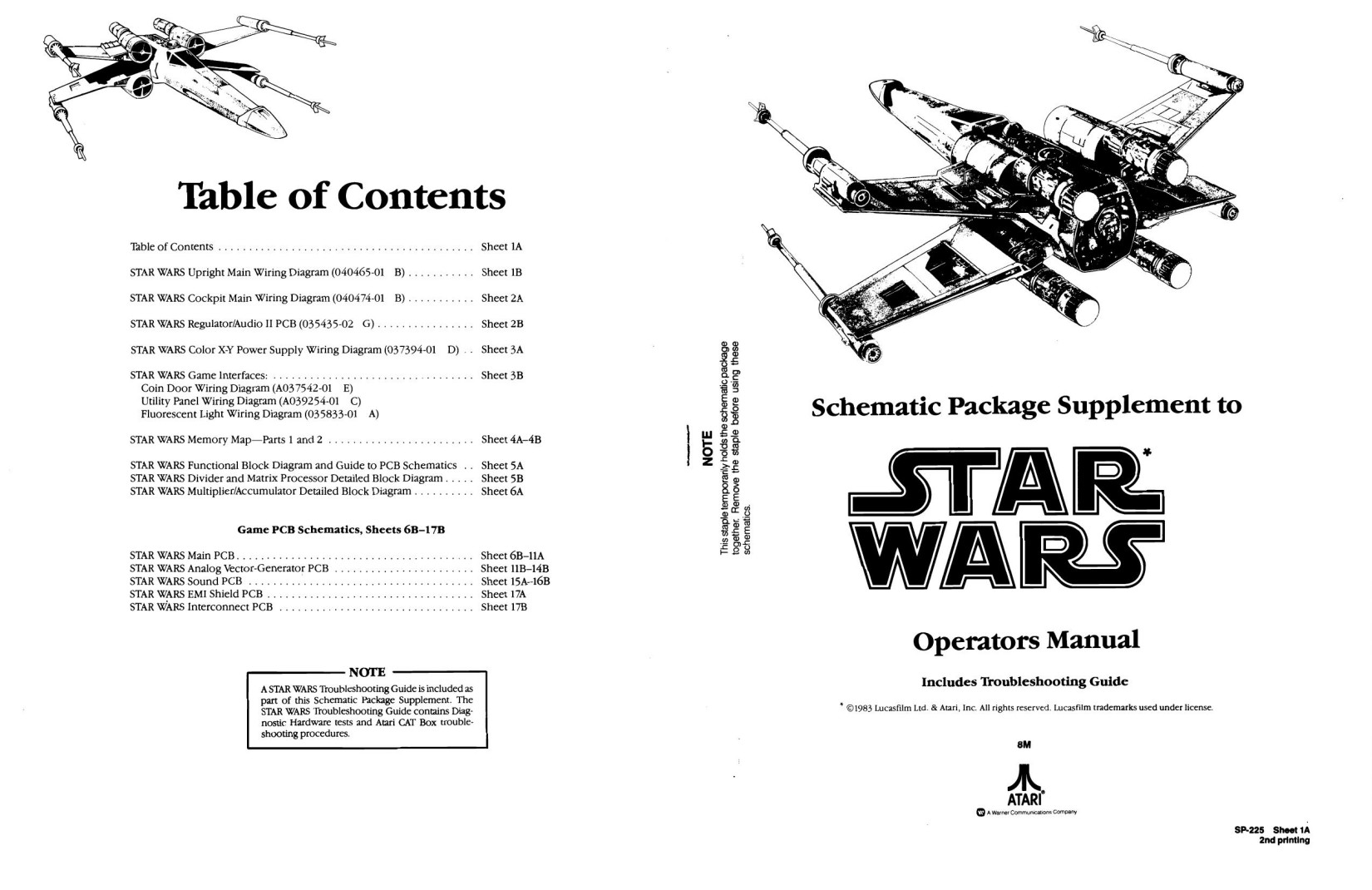 Star Wars SP-225 2nd Printing