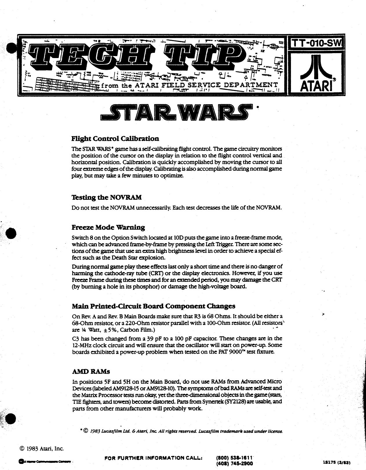 Star Wars (TT-010) (Tech Tip) (U)