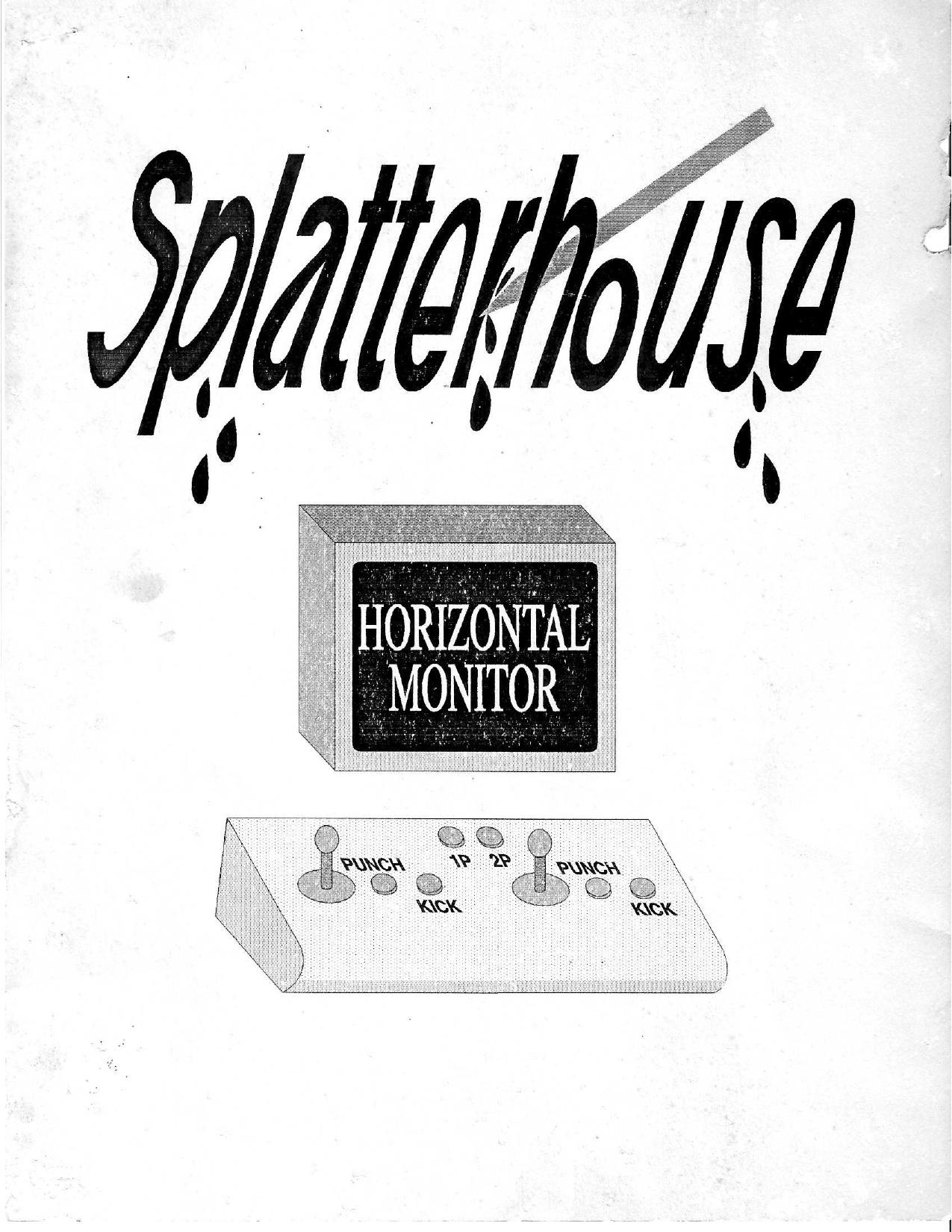Splatterhouse Manual