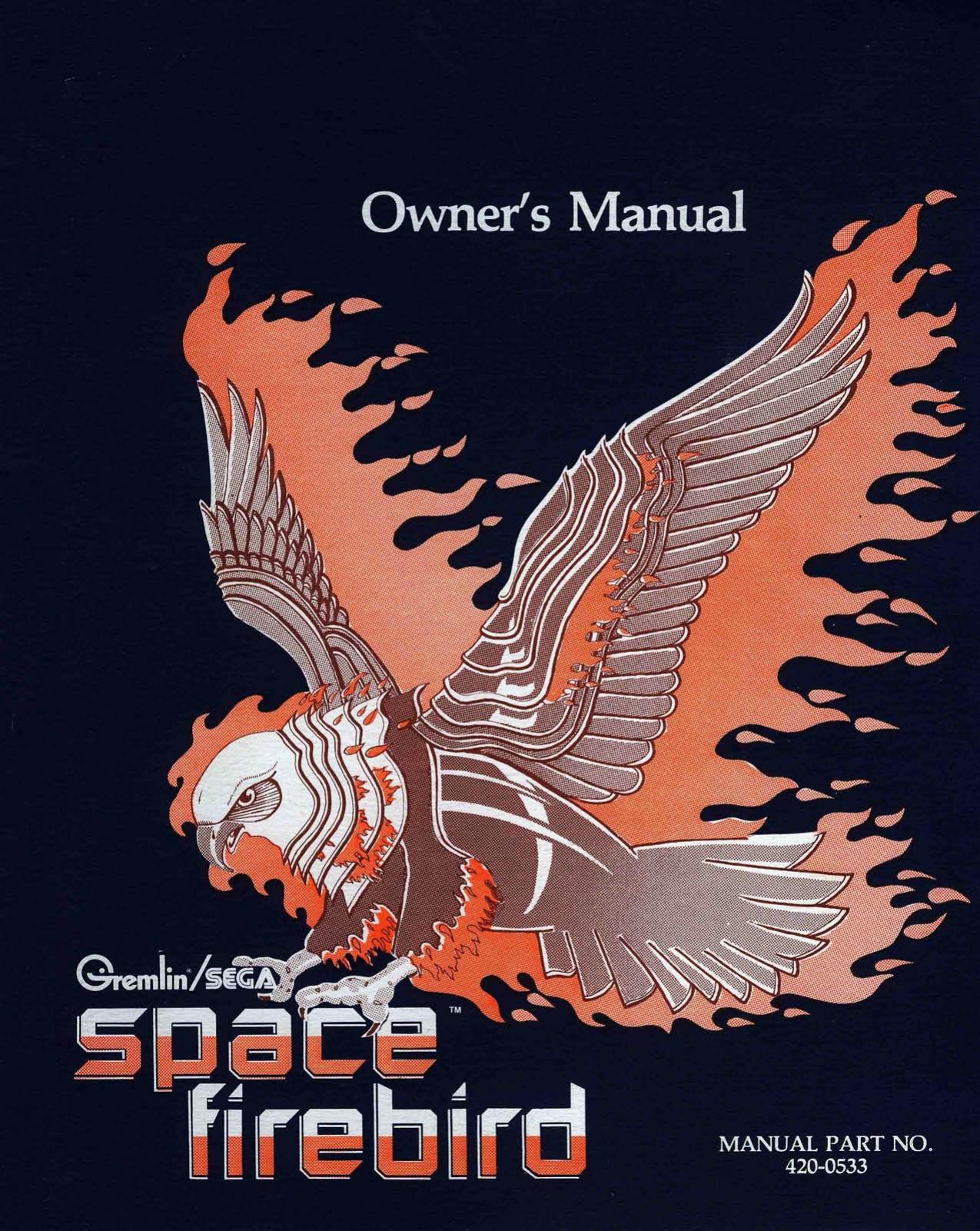 Space Firebird Owners Manual (420-0533)