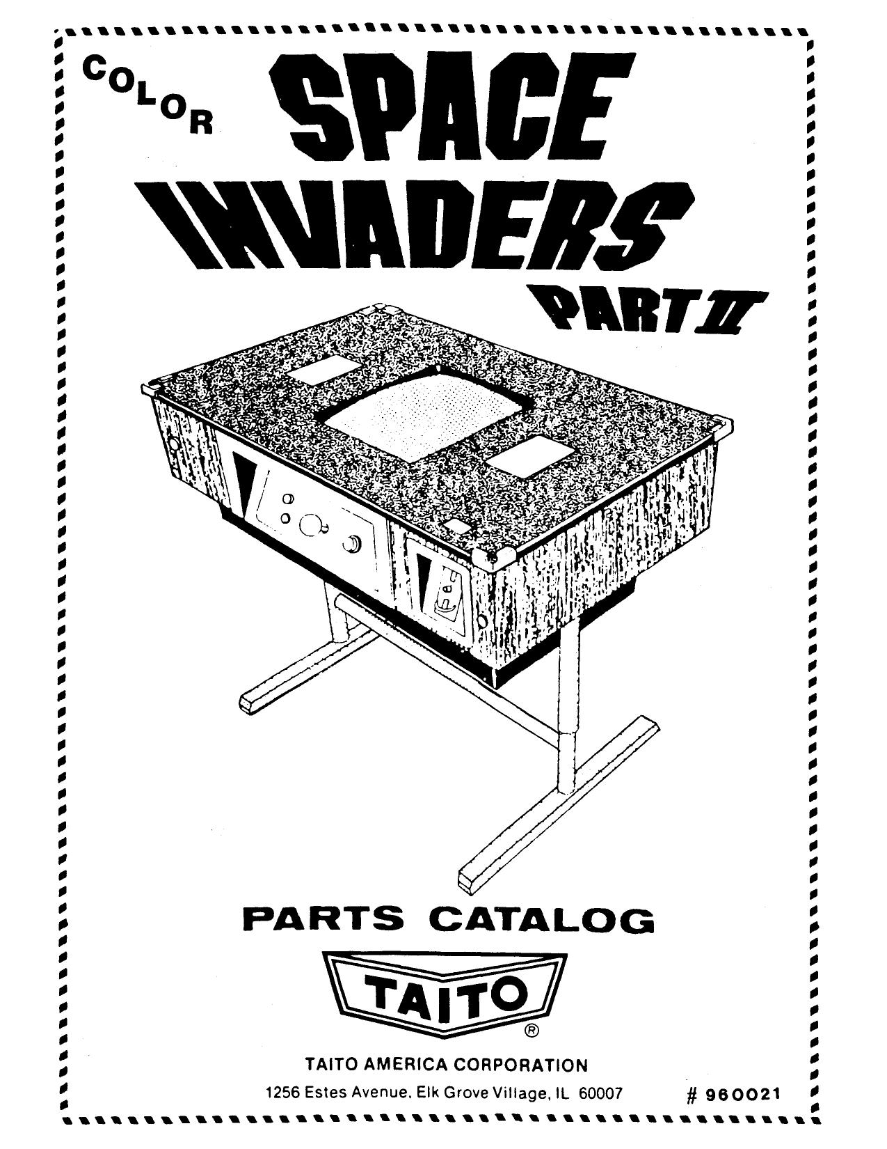 Space Invaders Part II (Color) (Parts Catalog) (U)