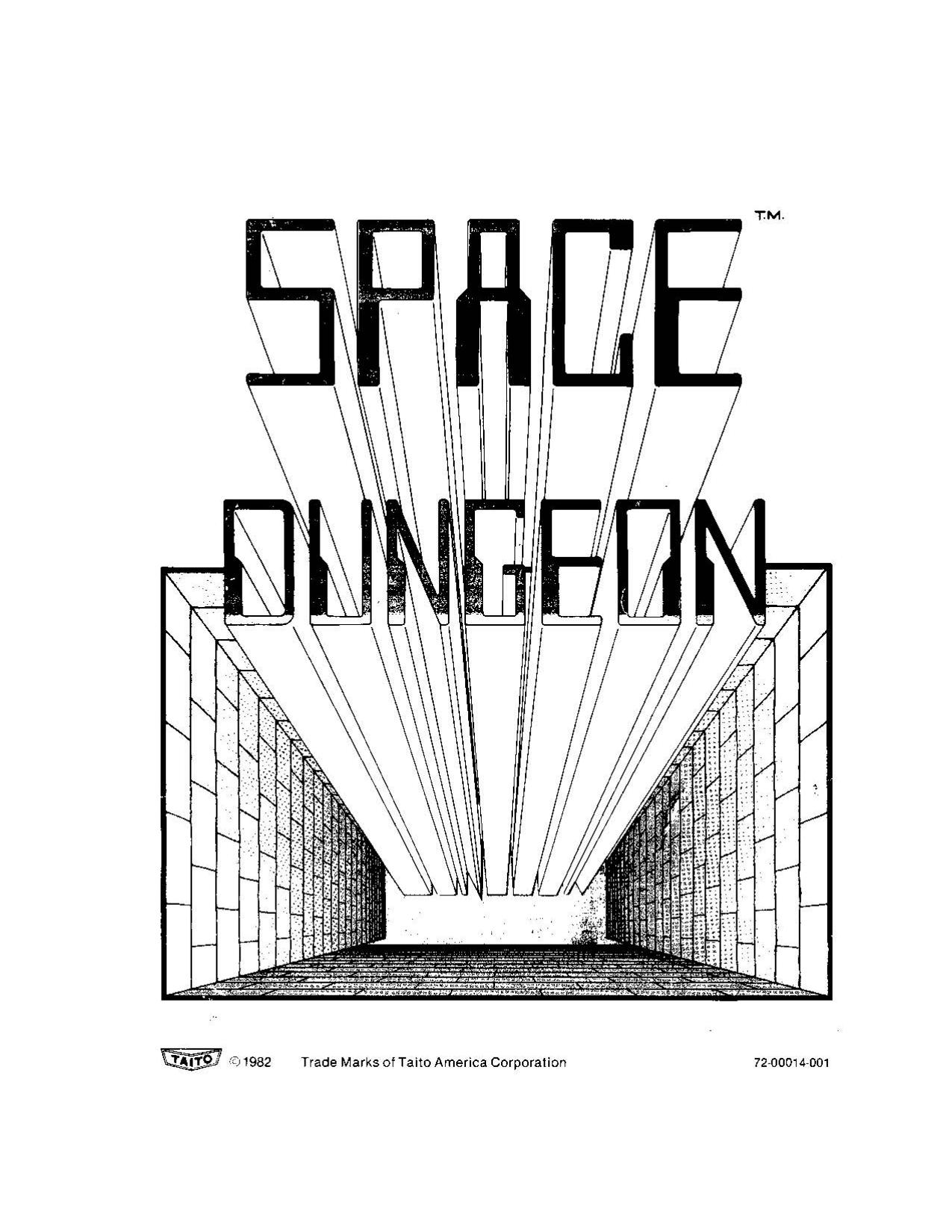 Space Dungeon (Upright) (Op-Maint-Serv-Parts) (U)