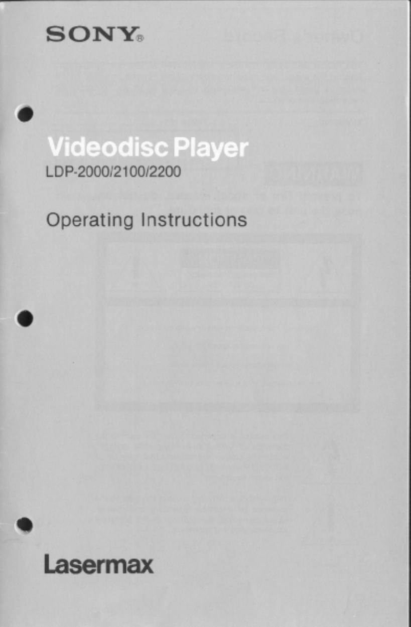Sony LDP-2000-2100-2200 [e]