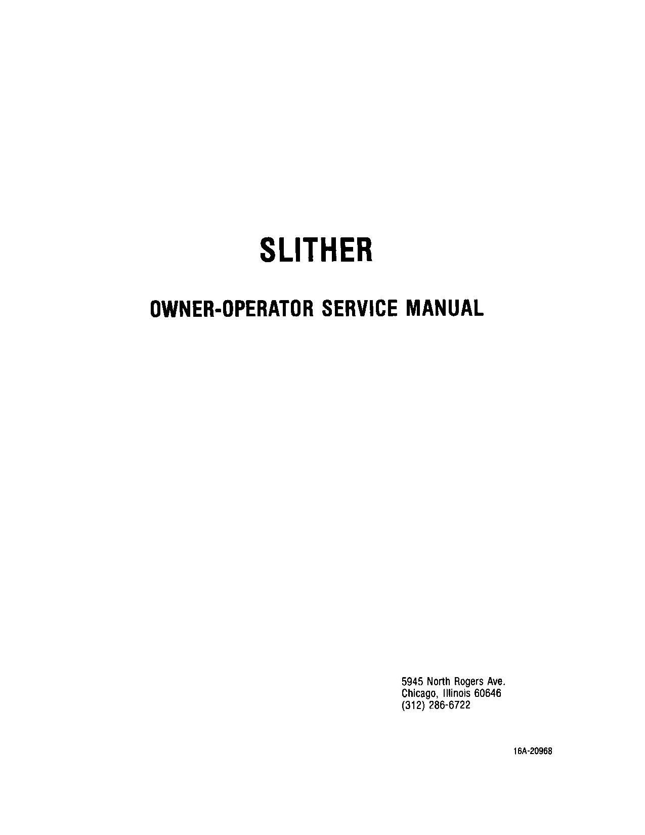 Slither (Owner-Operator Service) (U)