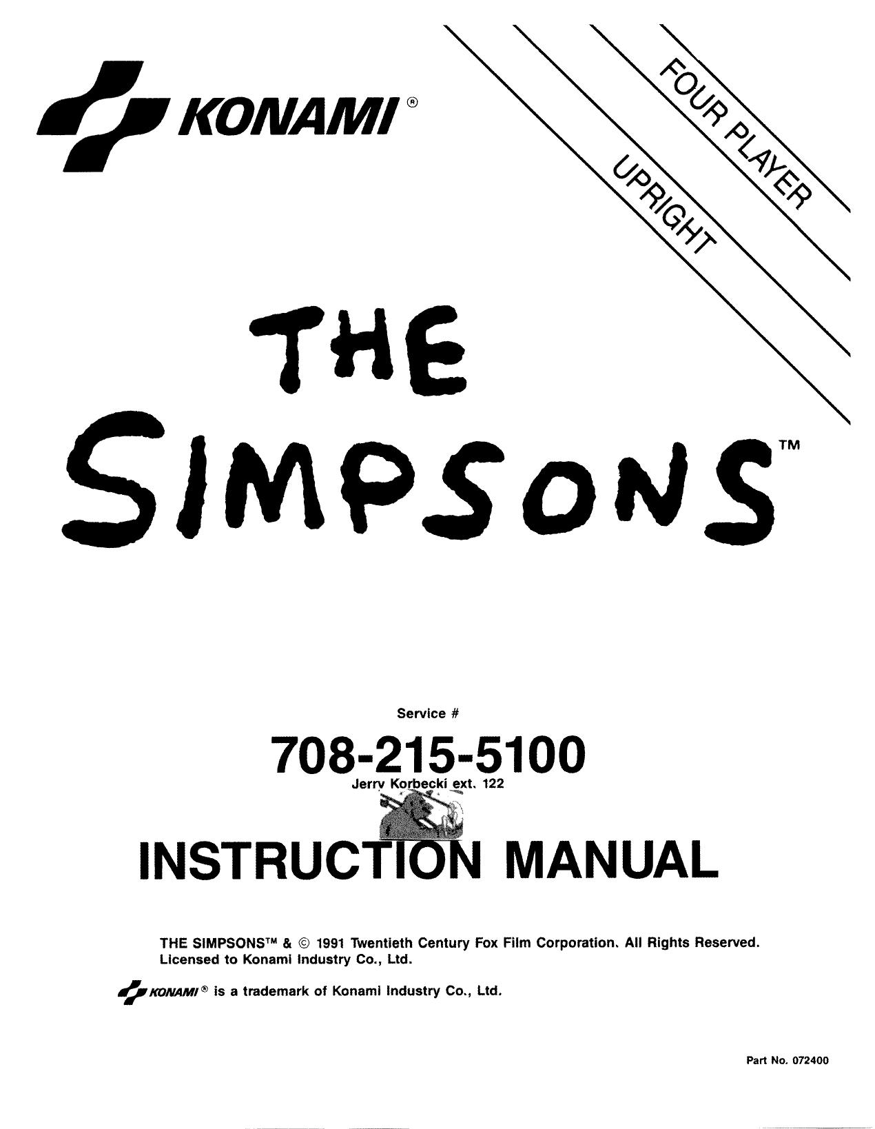 Simpsons Manual
