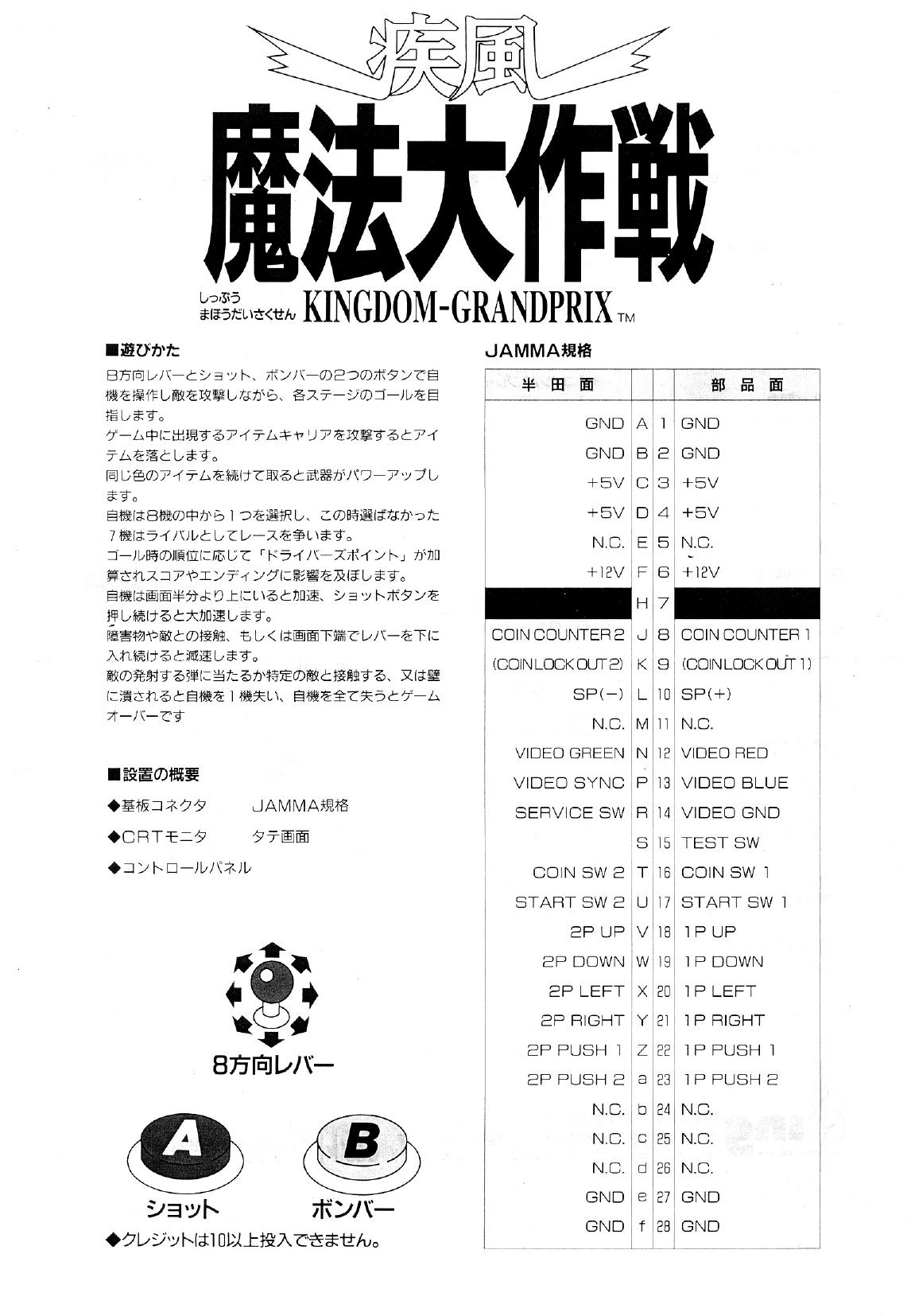 Shippu Mahou Daisakusen (Kingdom Grand Prix) (JA)