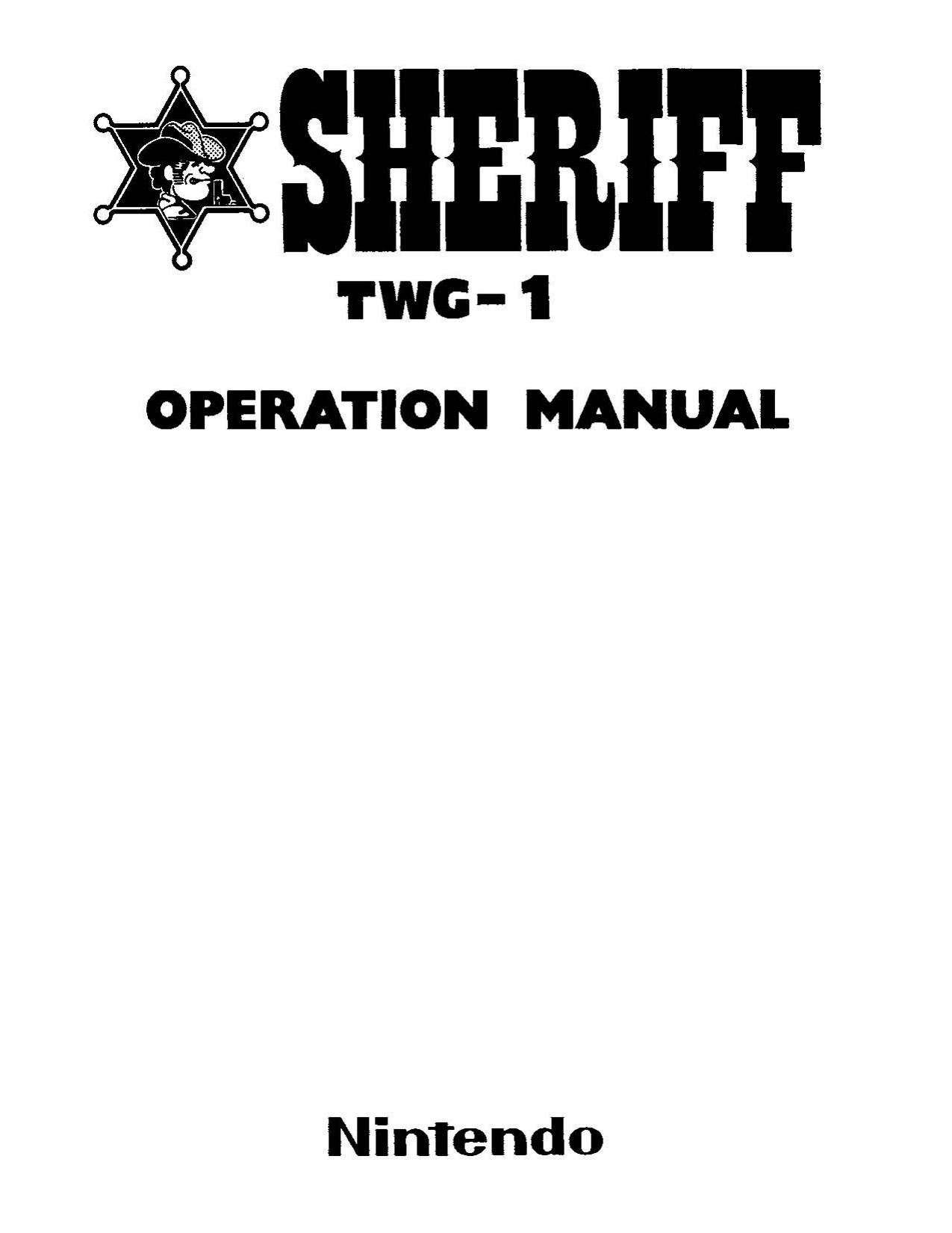 Sheriff (Operation) (U)