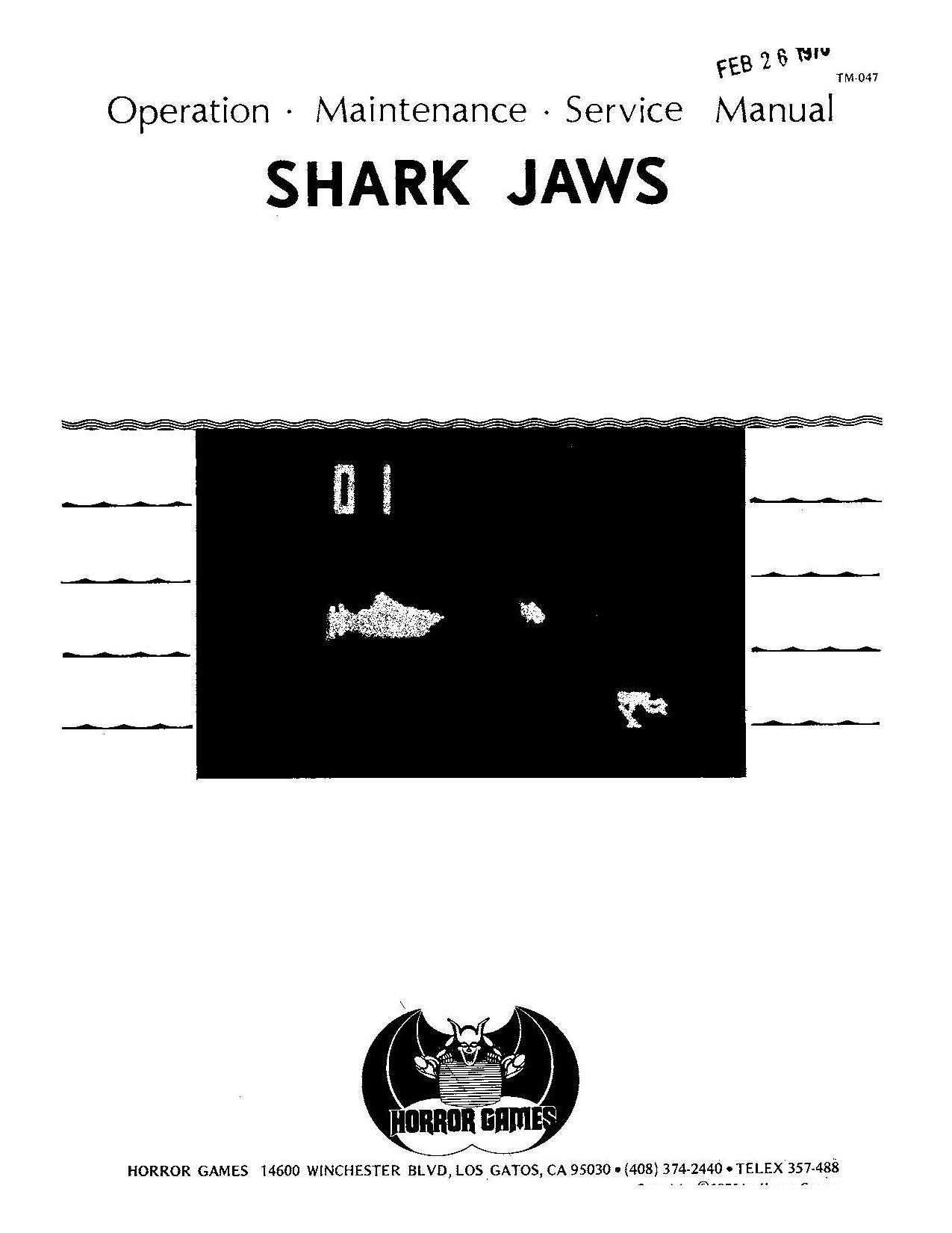 Shark Jaws (Op-Maint-Serv) (U)