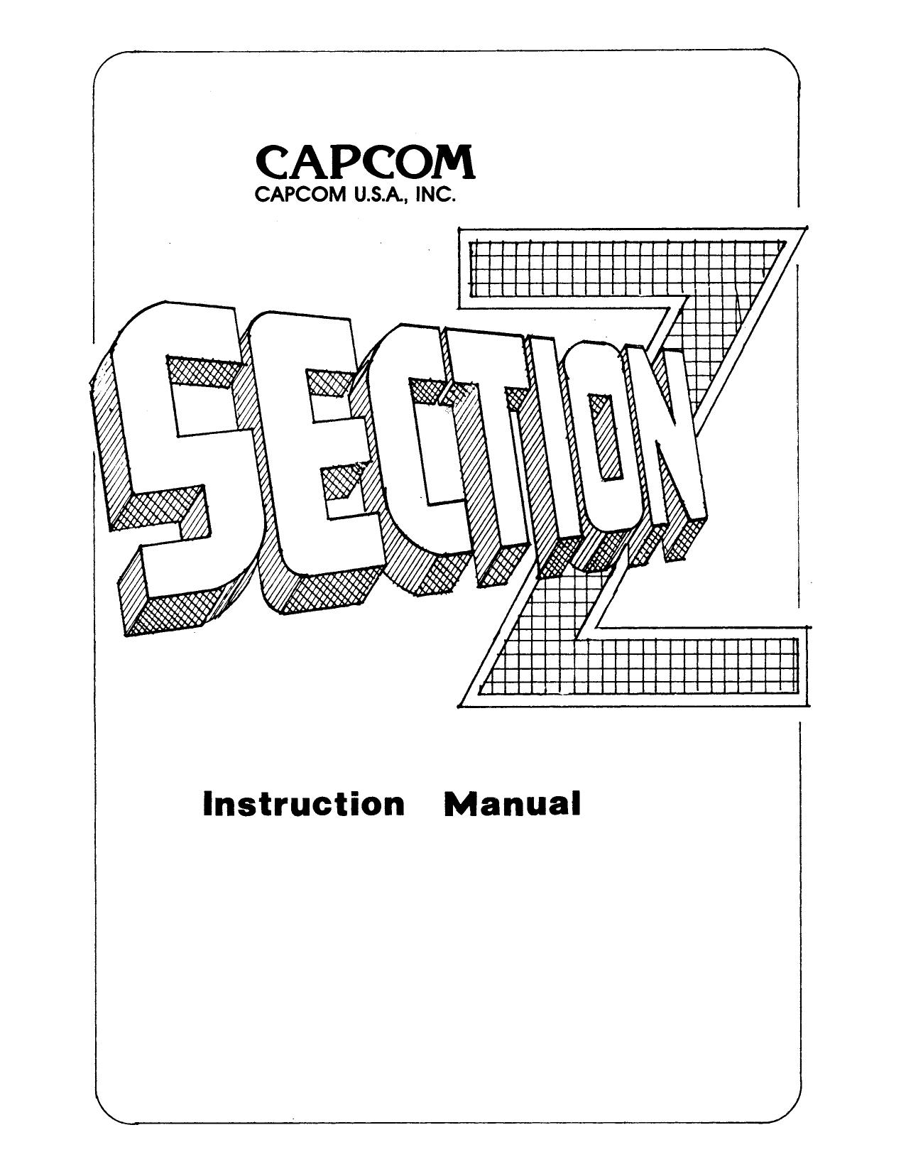 Section Z (Instructions) (U)