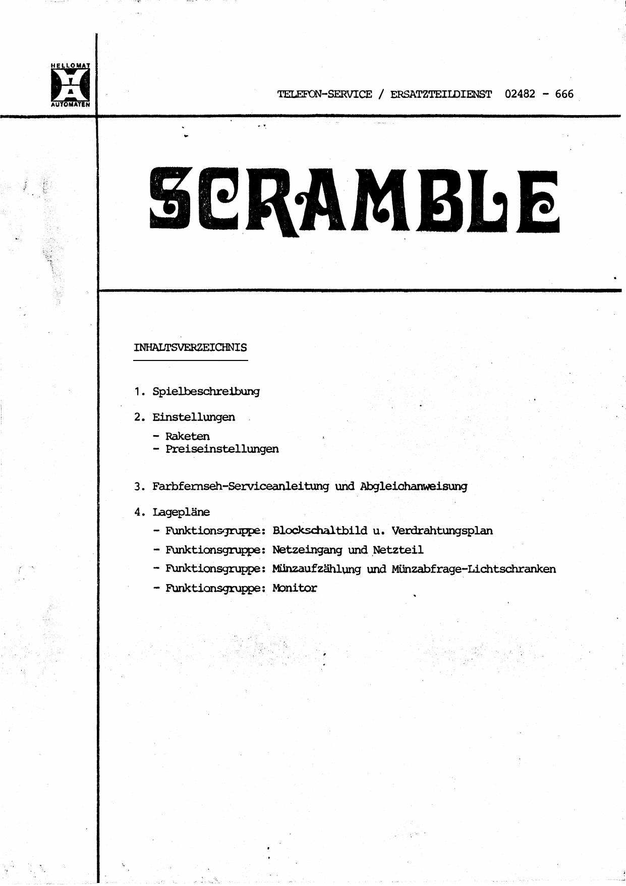 Scramble (Deutsch)