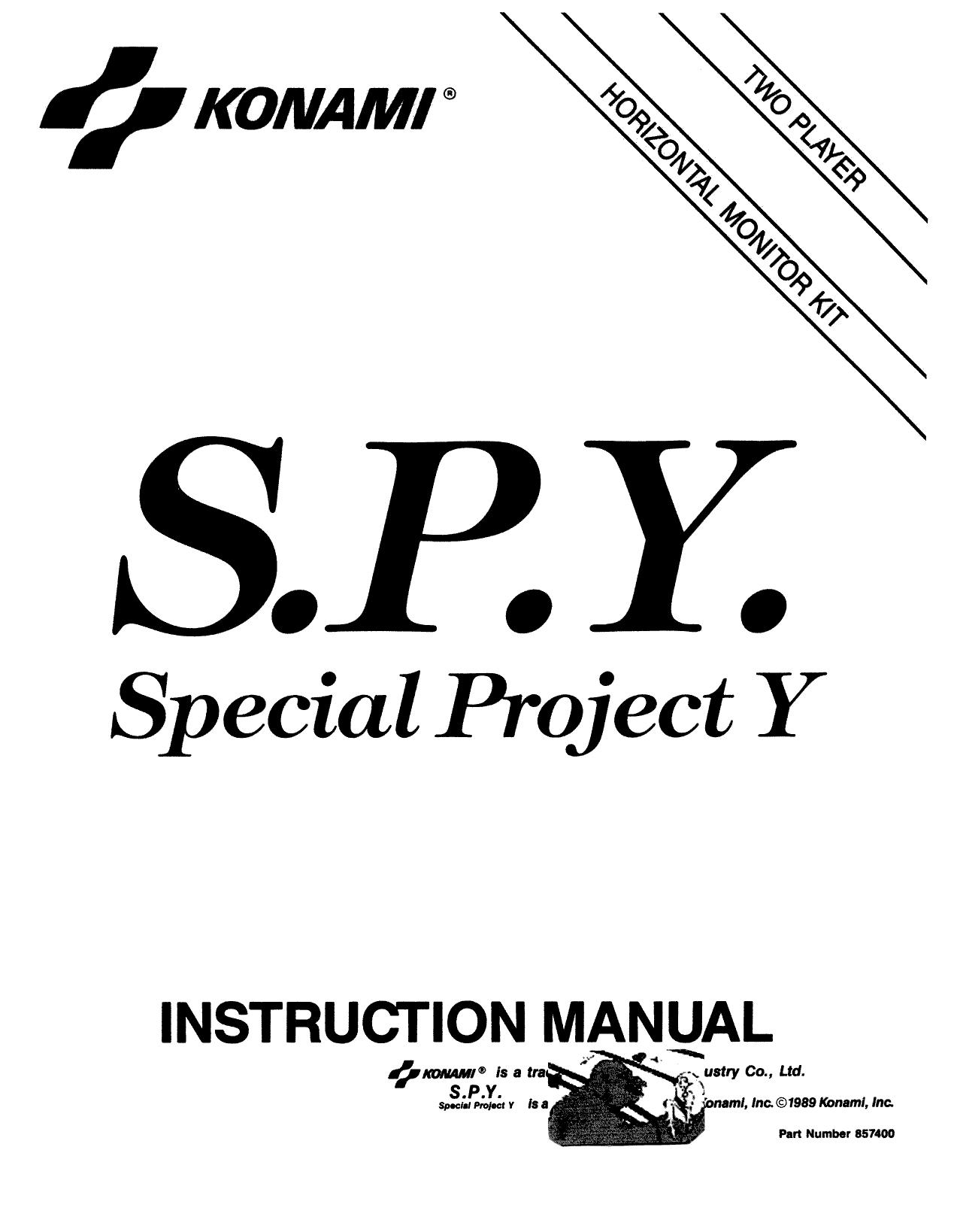 SPY Manual